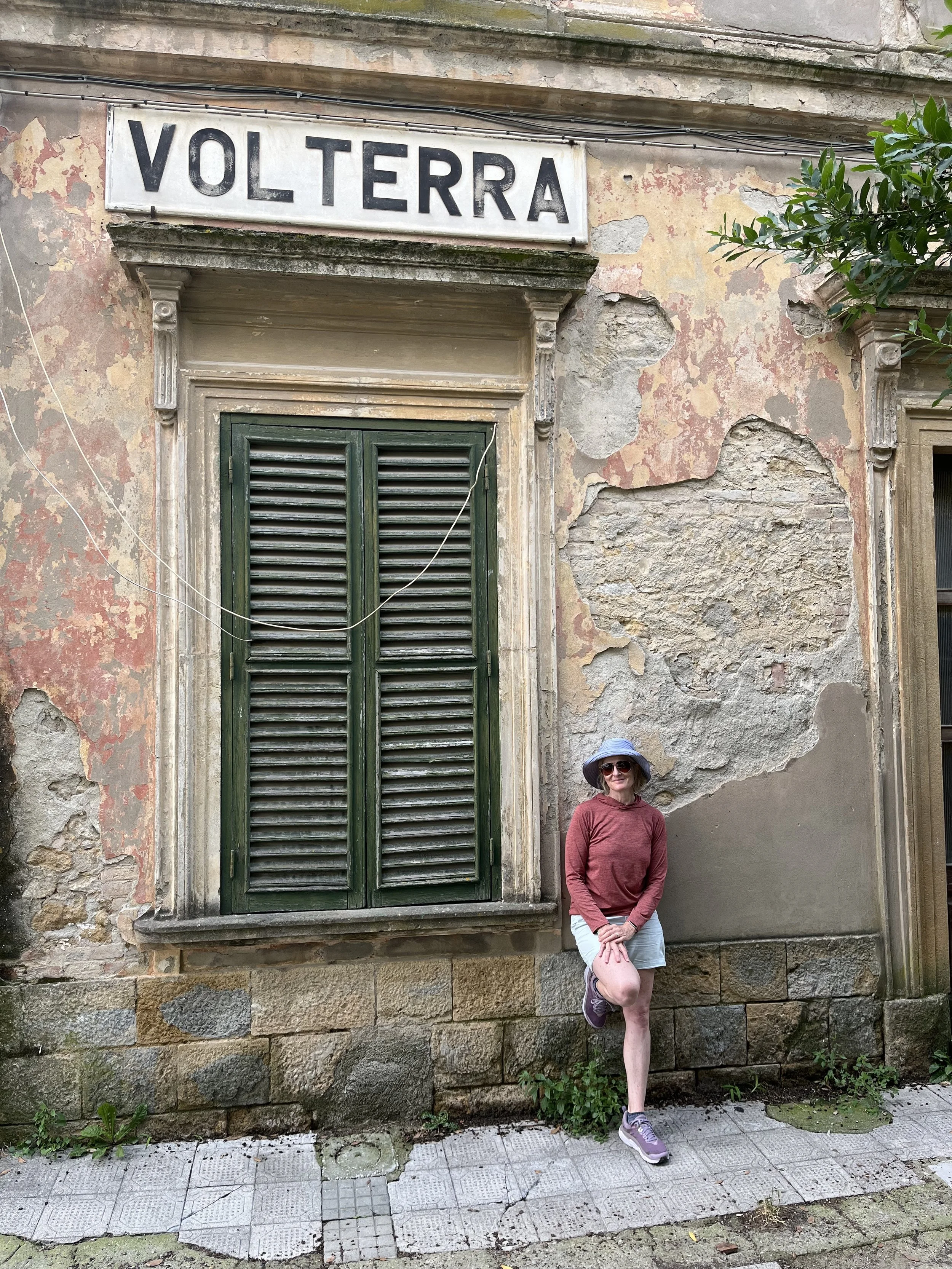 Renee La Roi Shuttleworth - in Volterra Italy