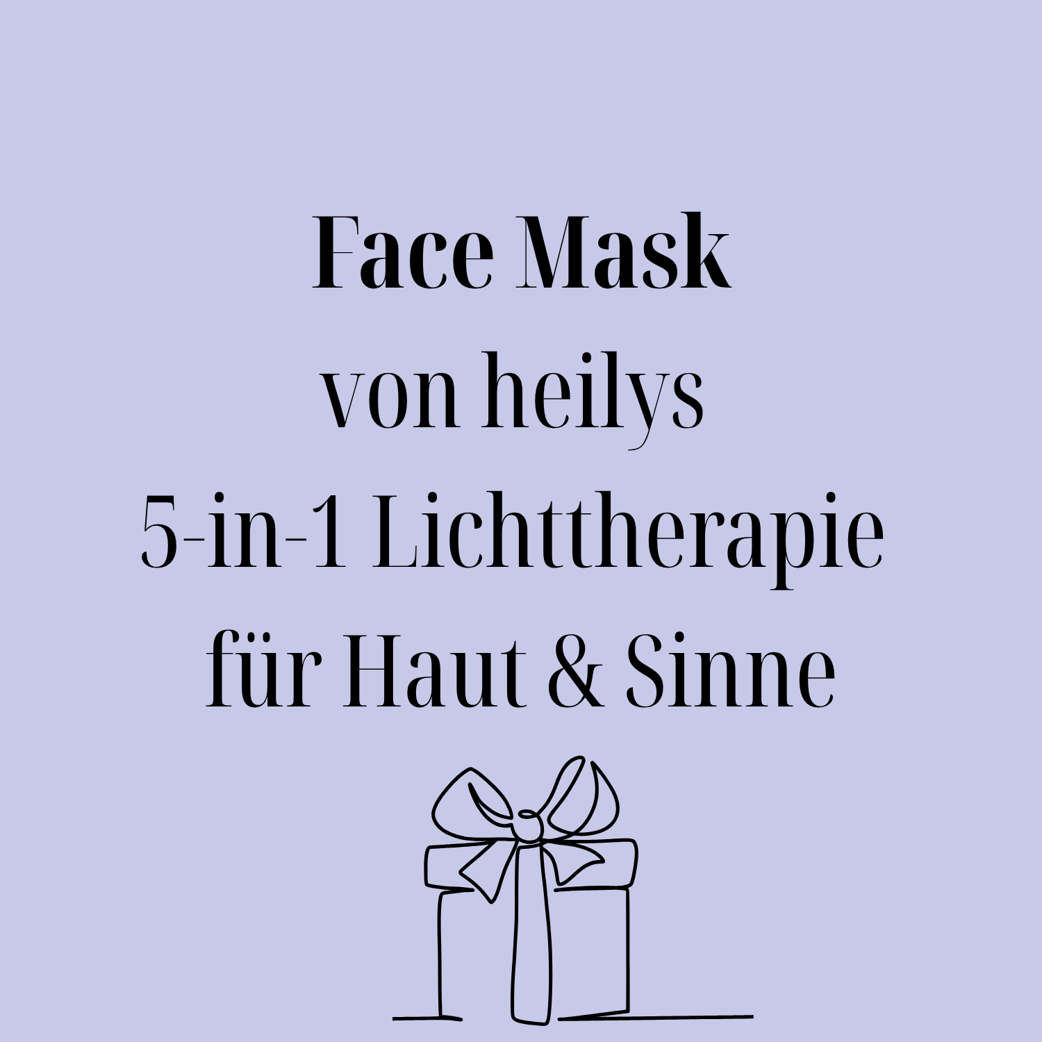 heilys FaceMask – ein Geschenk für strahlende Haut & Regeneration ab 40