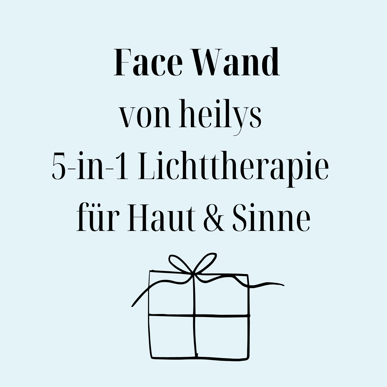 heilys® FaceWand – 5-in-1 Hightech-Hautpflege für frische, straffe und strahlende Haut