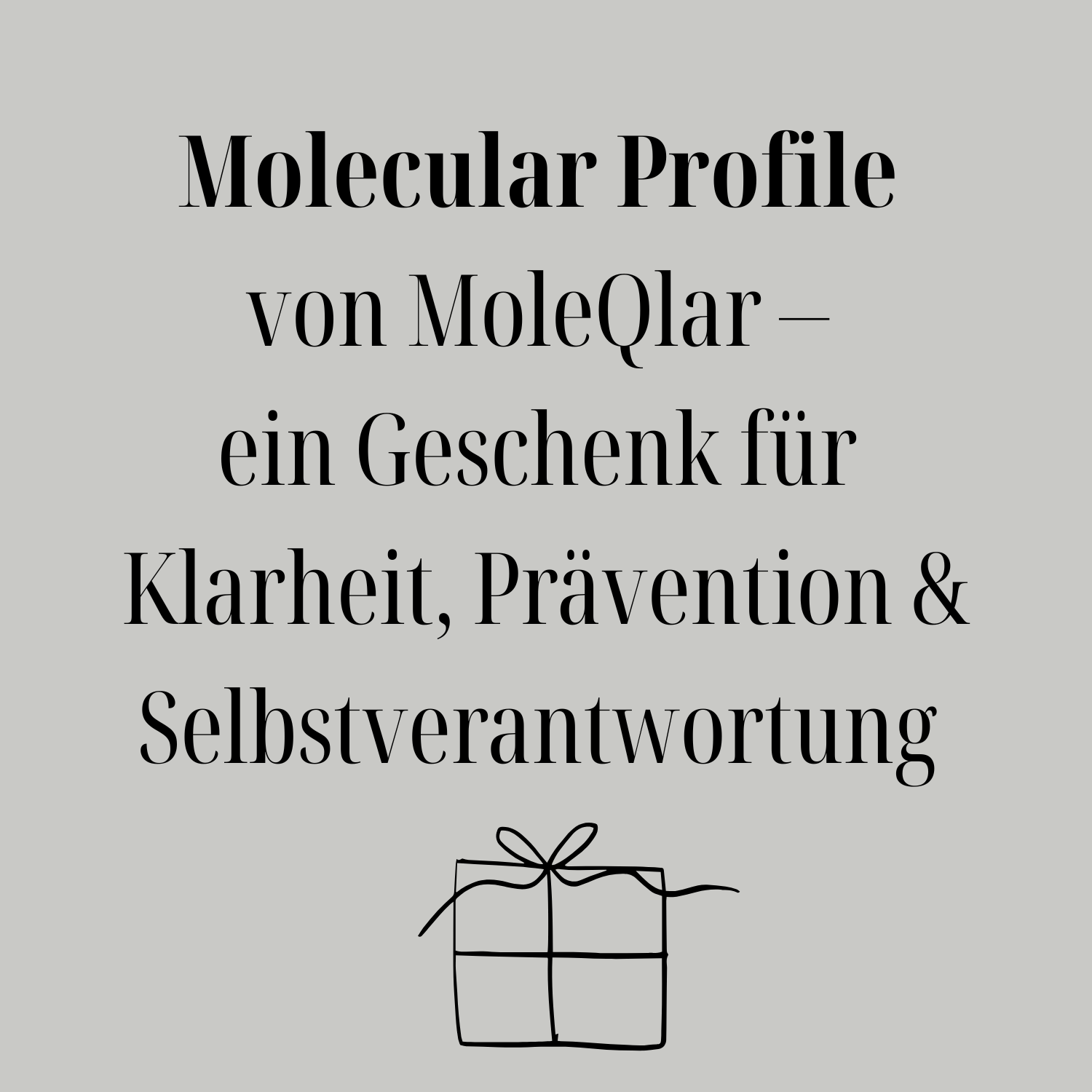 Molekularer Selbsttest – ein Geschenk für Klarheit & Prävention ab 40