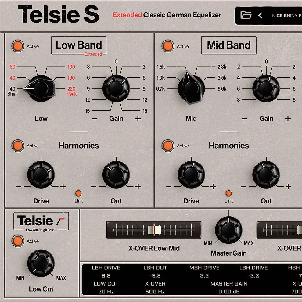 Our new Telsie S equalizer plug-in. Based on the famous Siemens W295b. Free trial at www.sonicworldplugins.com