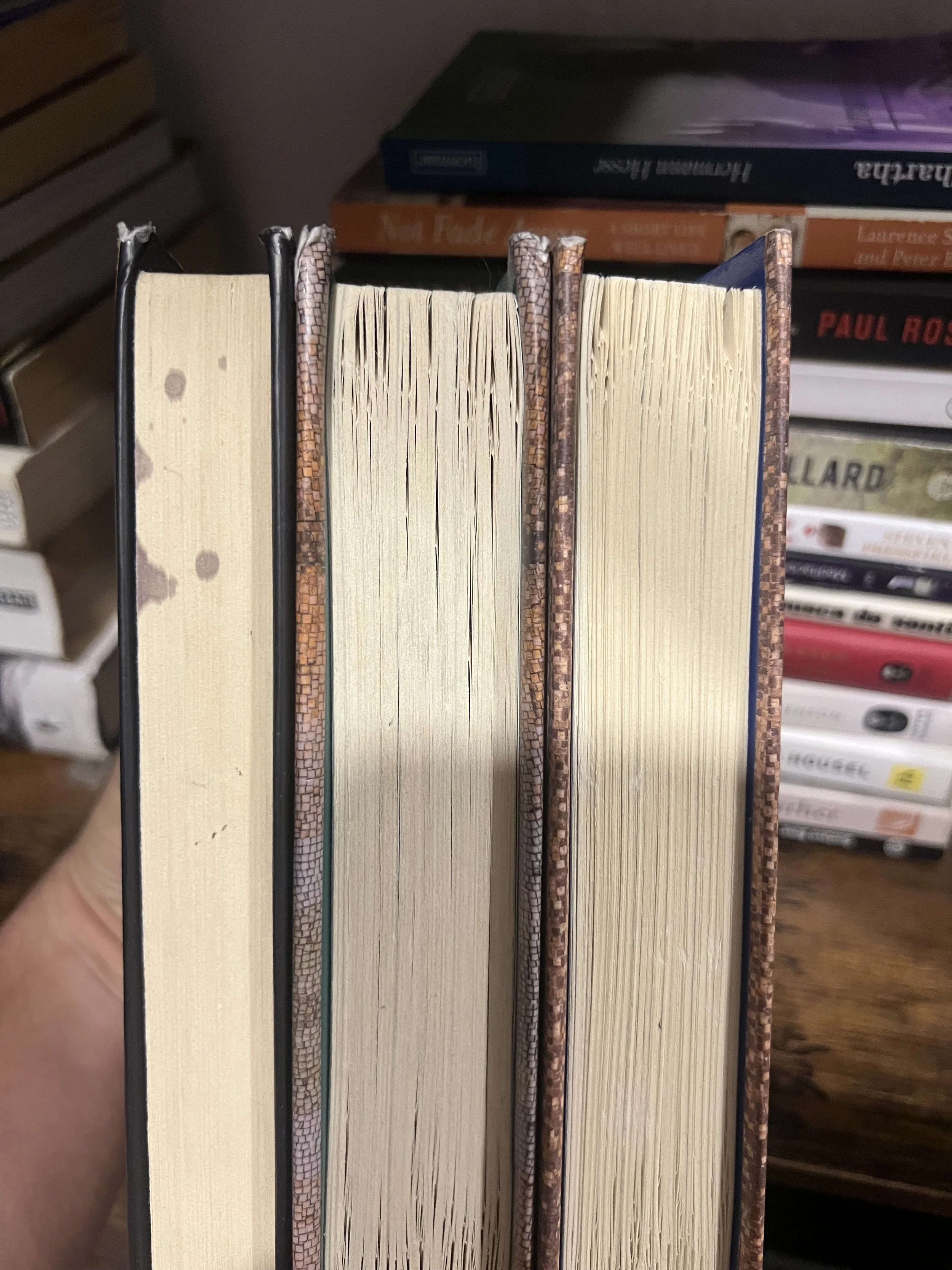 Algunas manchas coleccionadas.