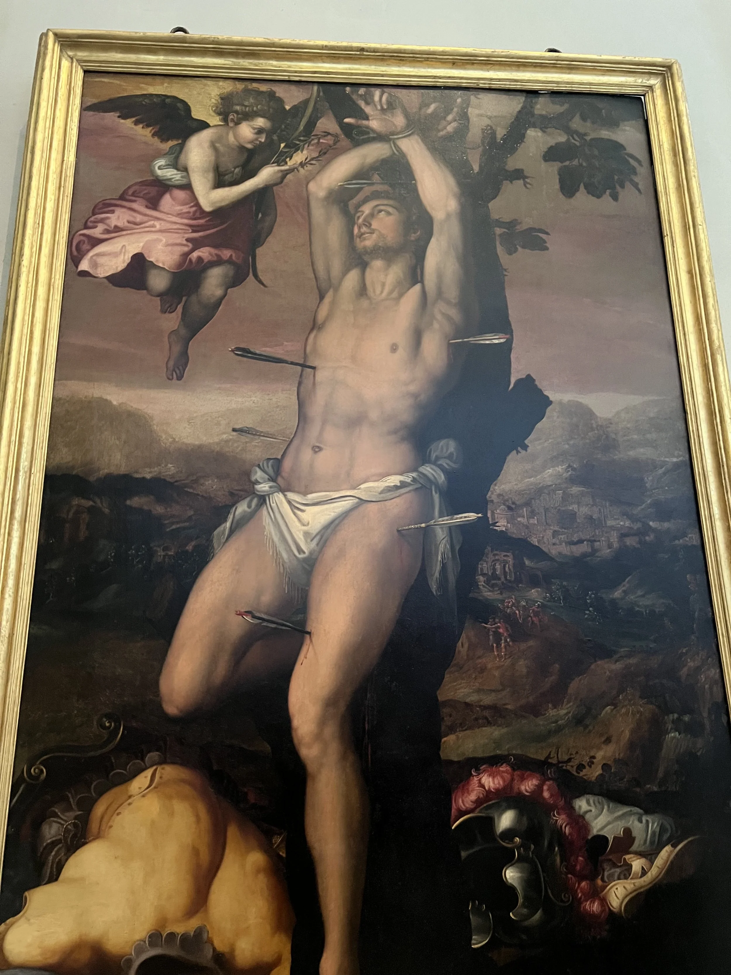 San Sebastián recibe la Corona y la Palma del Martirio