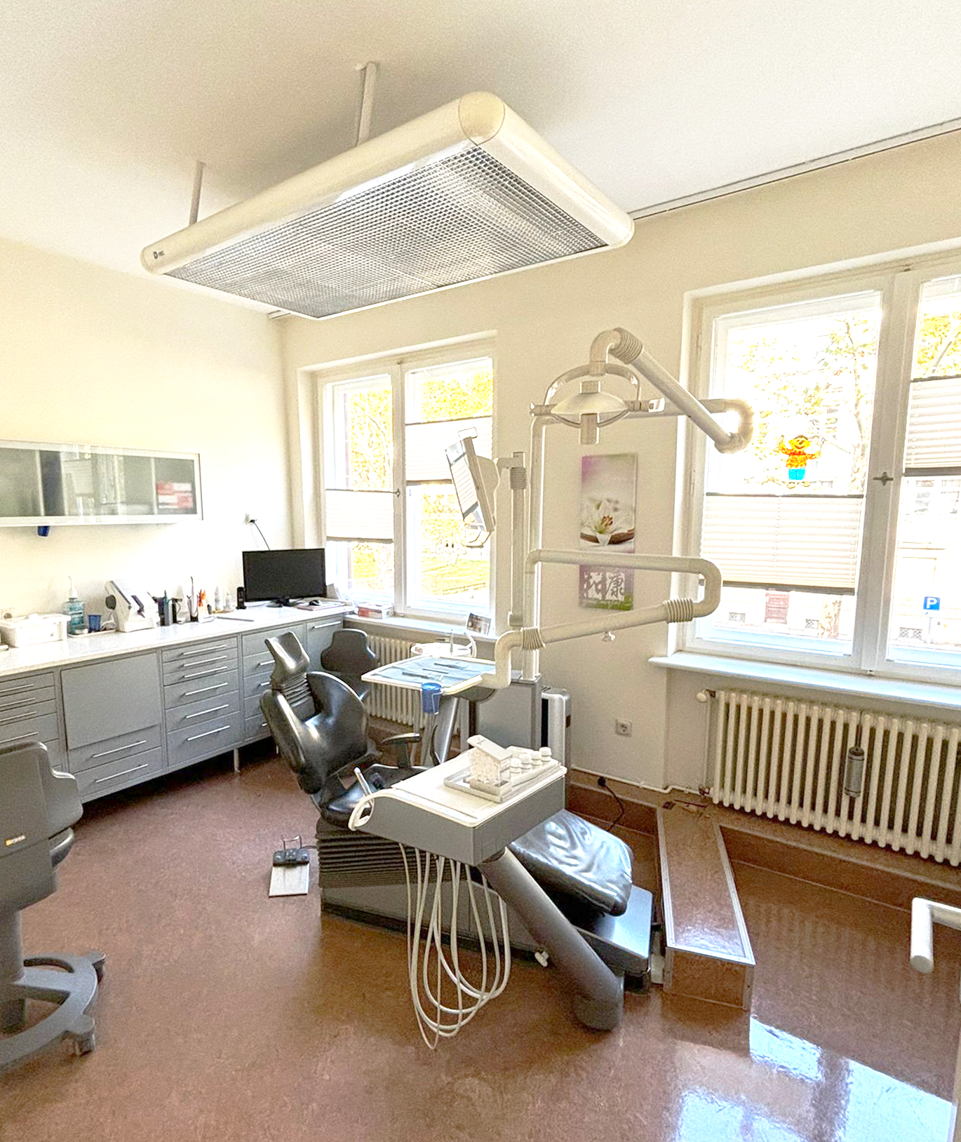 dental office with chair and equipment