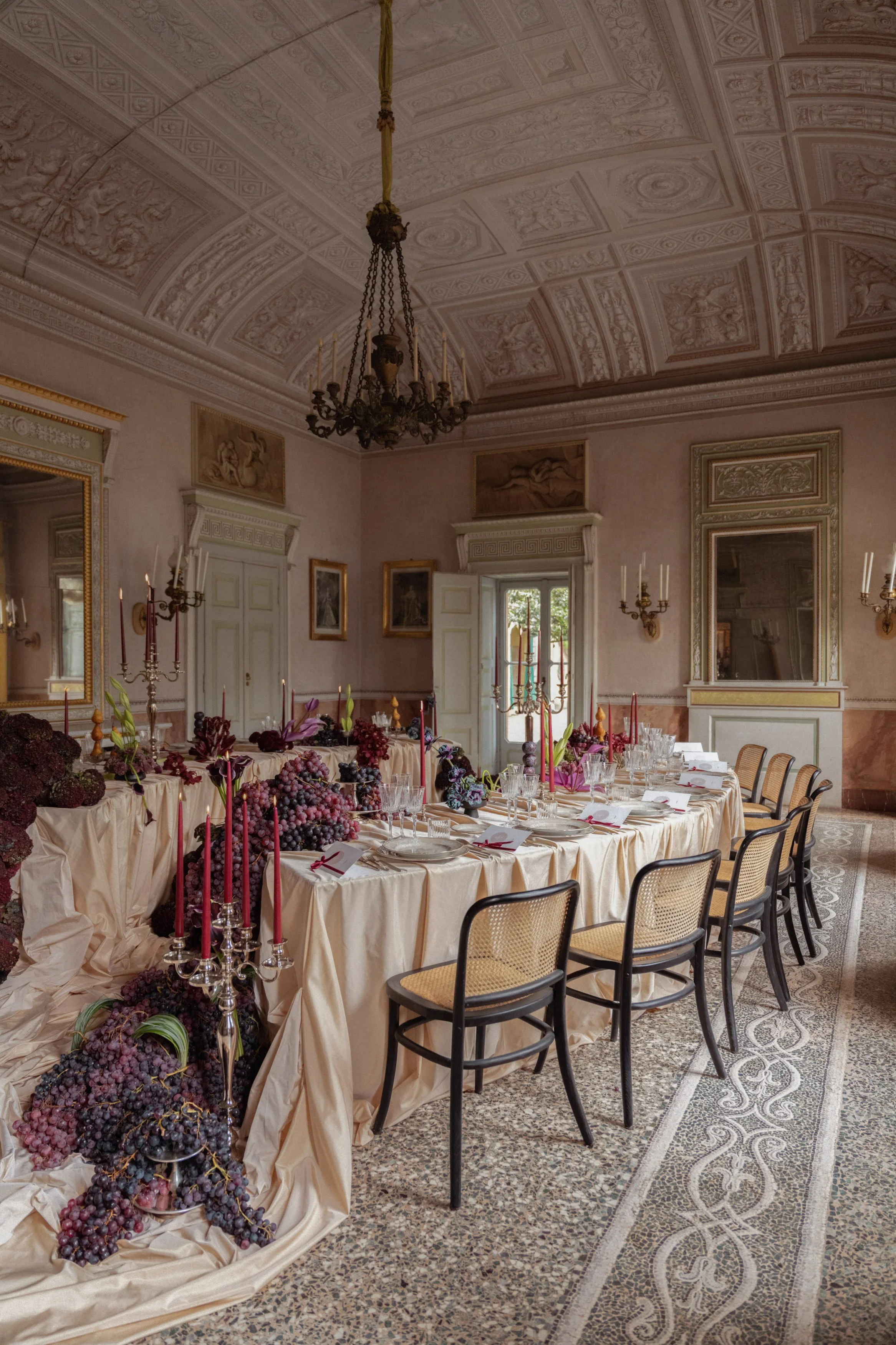 drapery, wedding trends