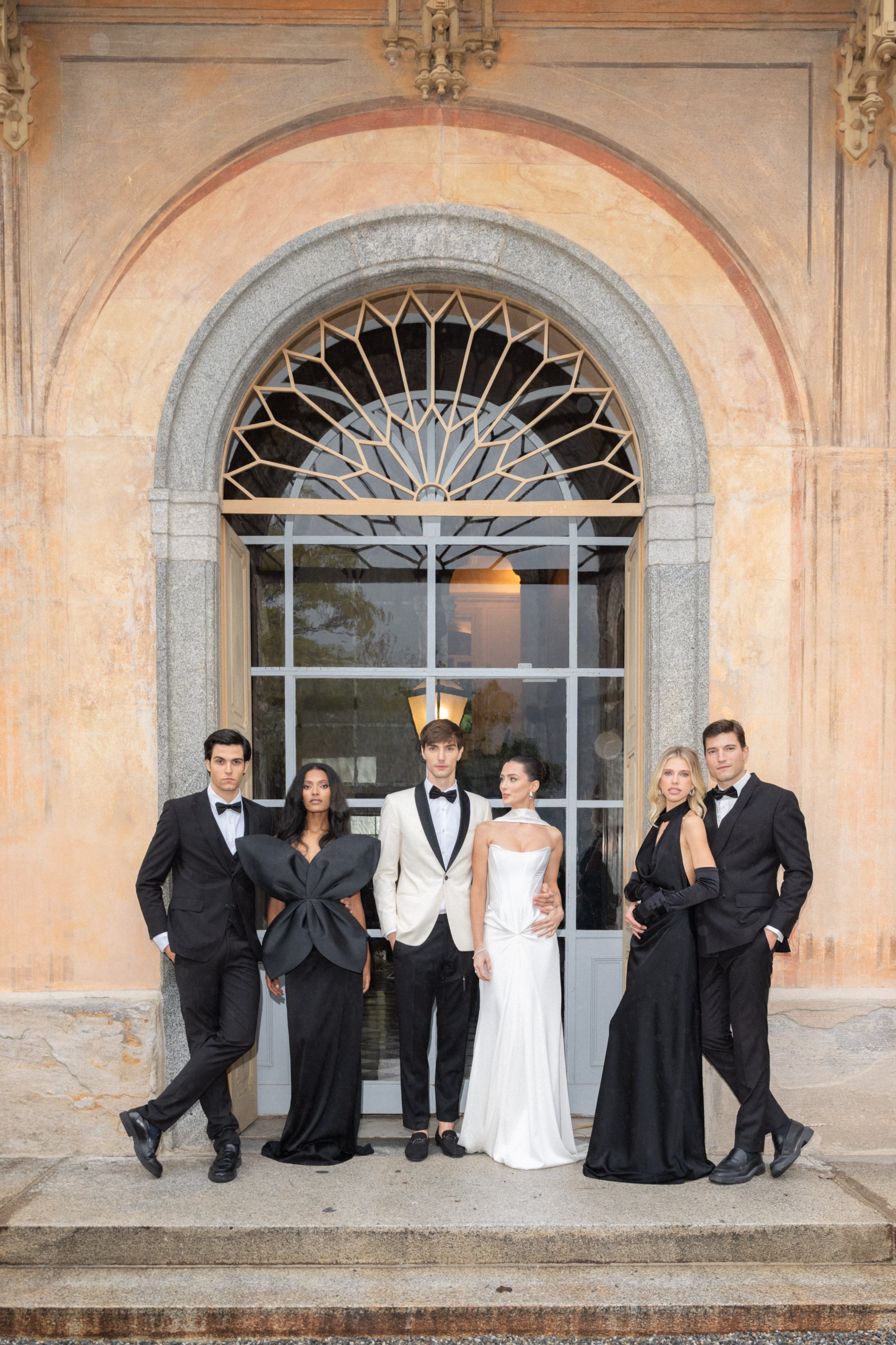 Group photo at Villa Pizzo