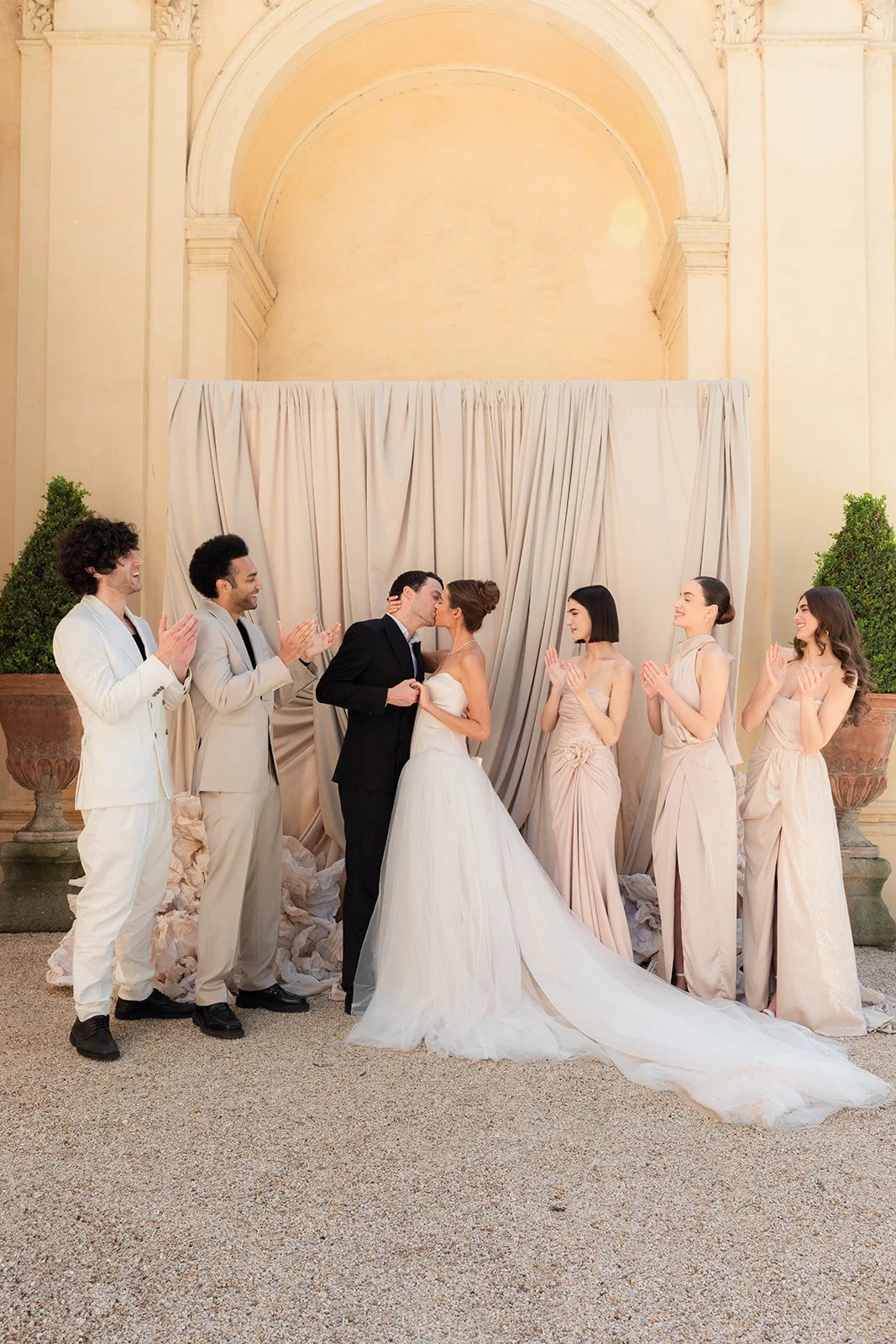 villa aurelia ceremony, wedding photographer villa aurelia