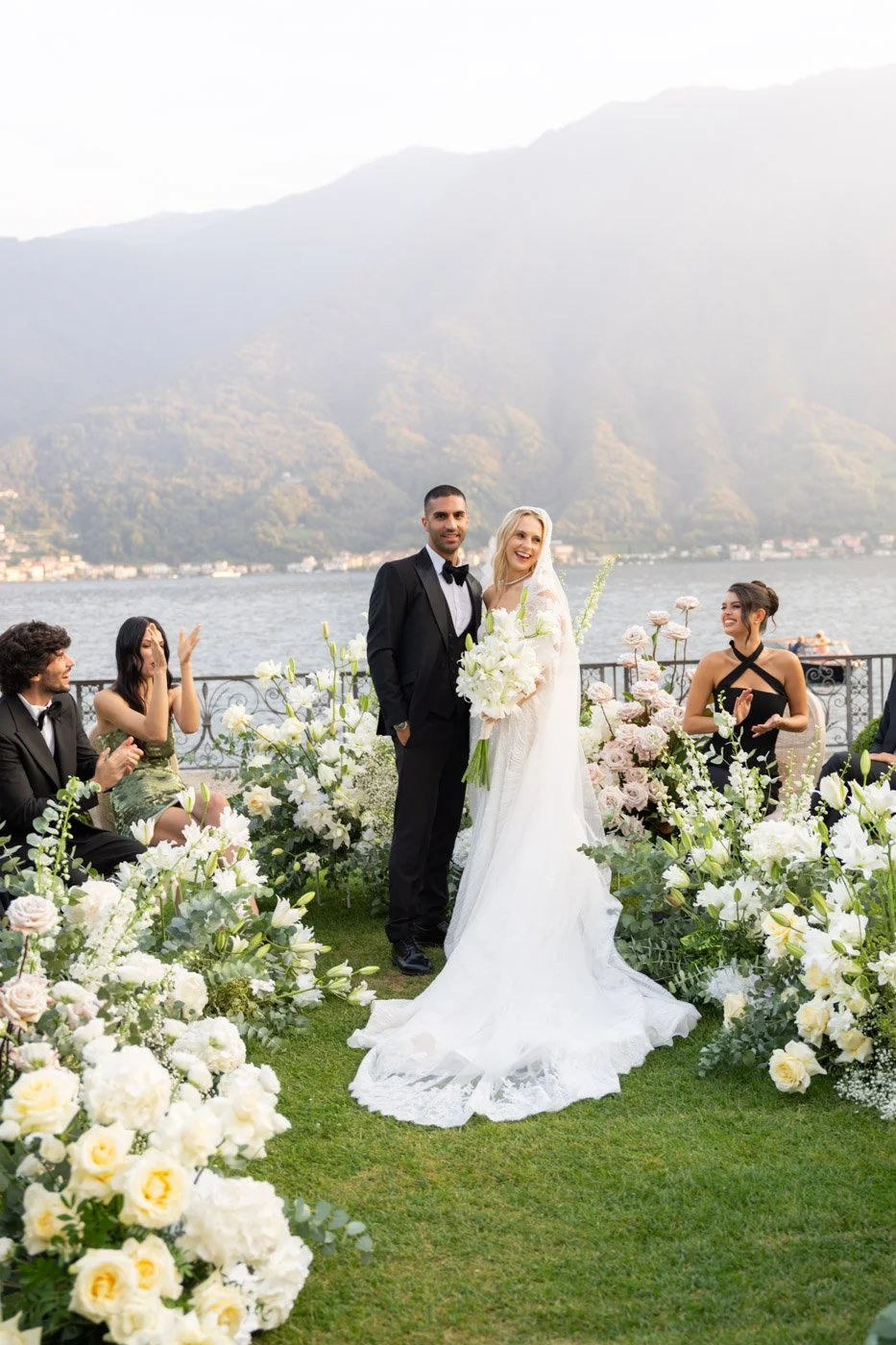 villa Balbiano ceremony, Lake Como Wedding Photographer