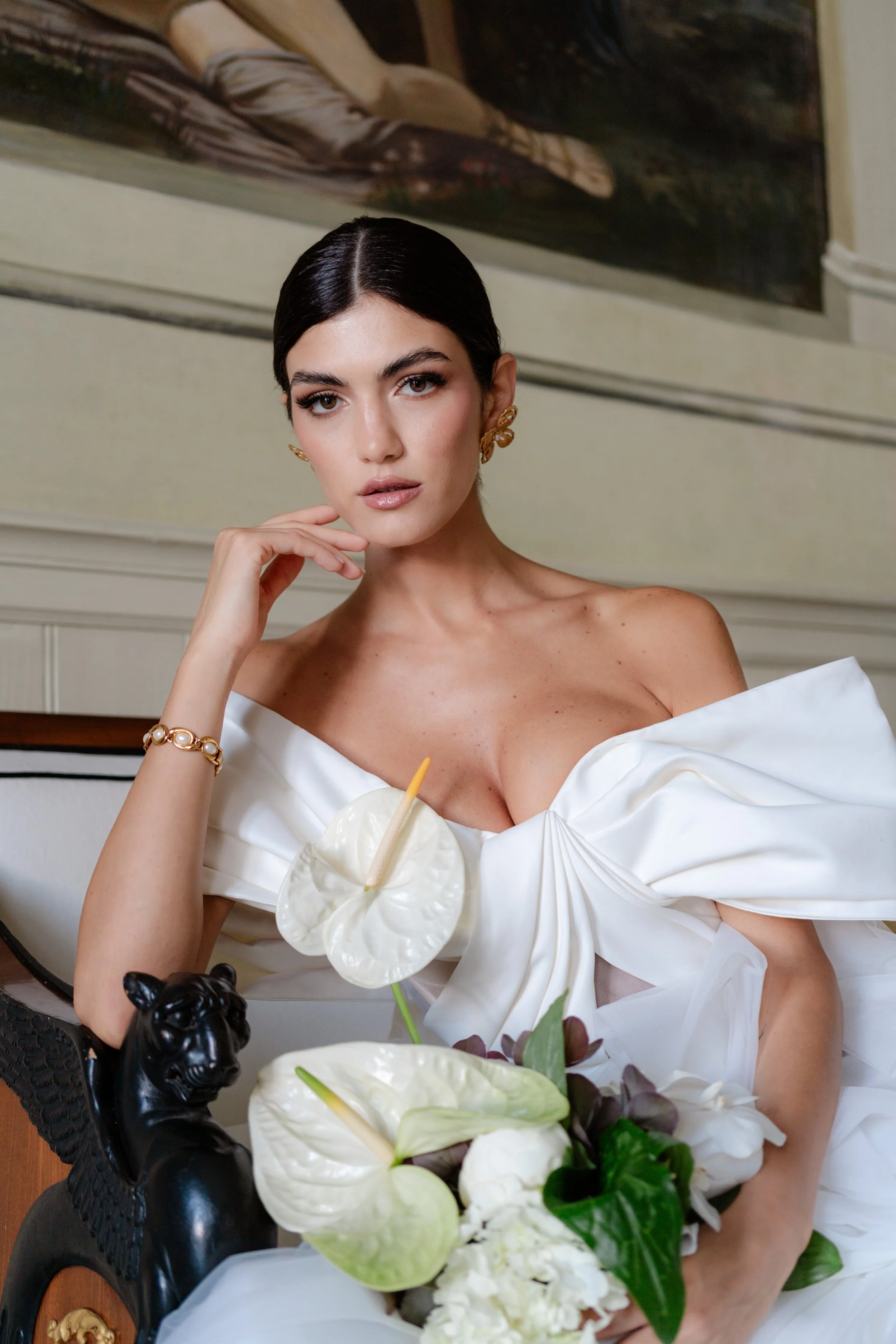 bridal portrait, villa astor wedding photographer
