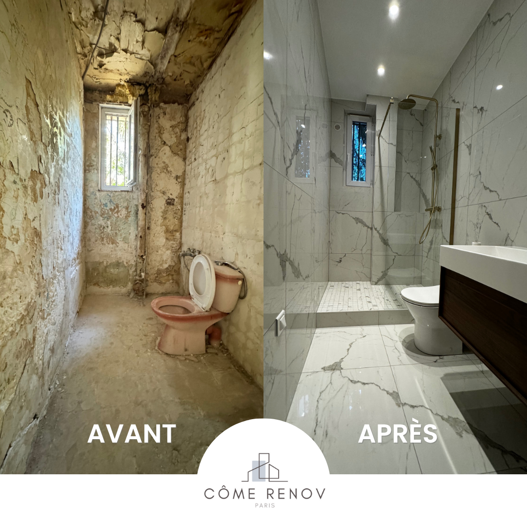 Chantier de rénovation d'appartement dans le 15e arrondissement de Paris