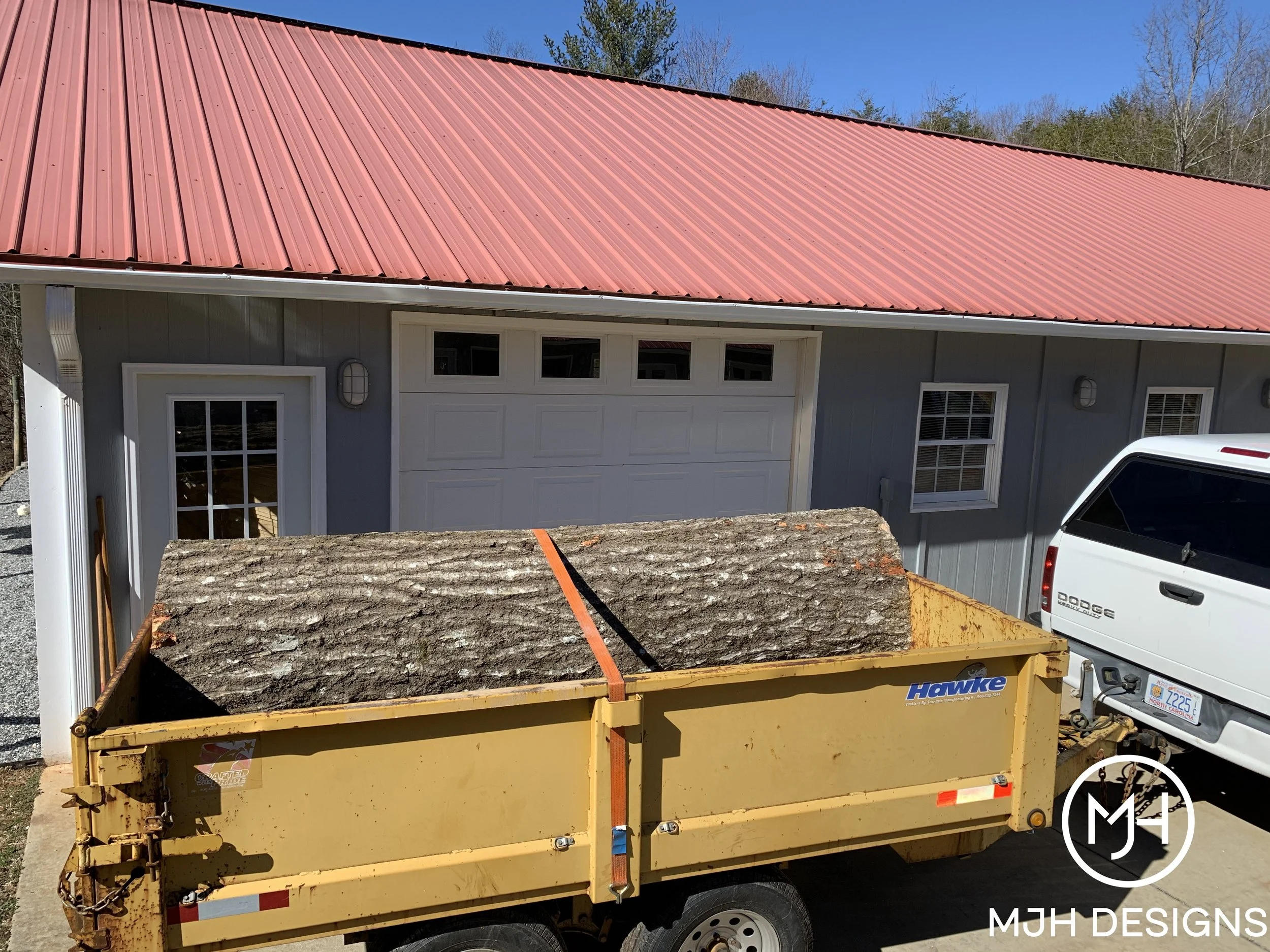 Red Oak an way to sawmill - MJH Designs- watermark.jpeg