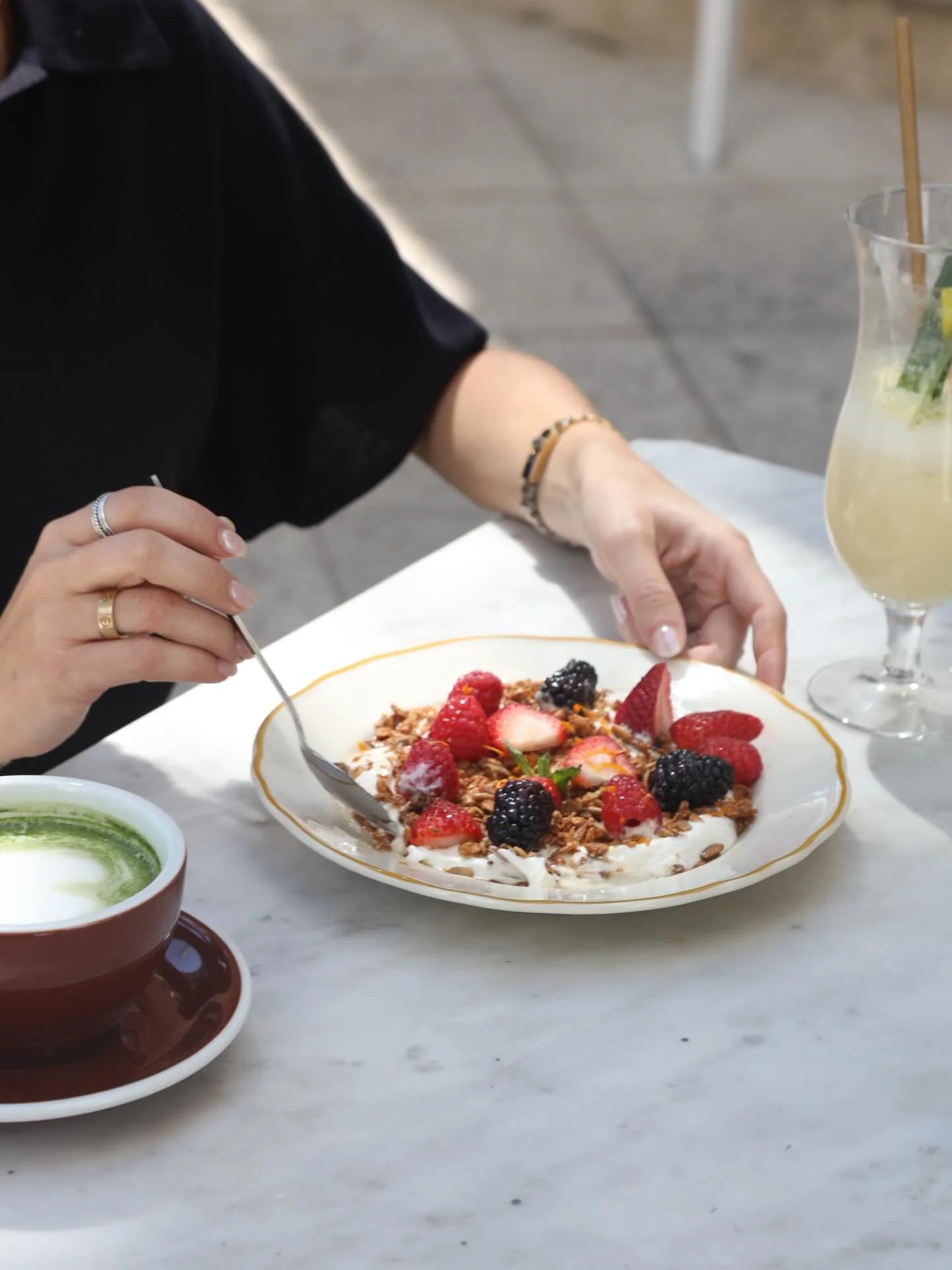 All day breakfast at @honeysoncollins