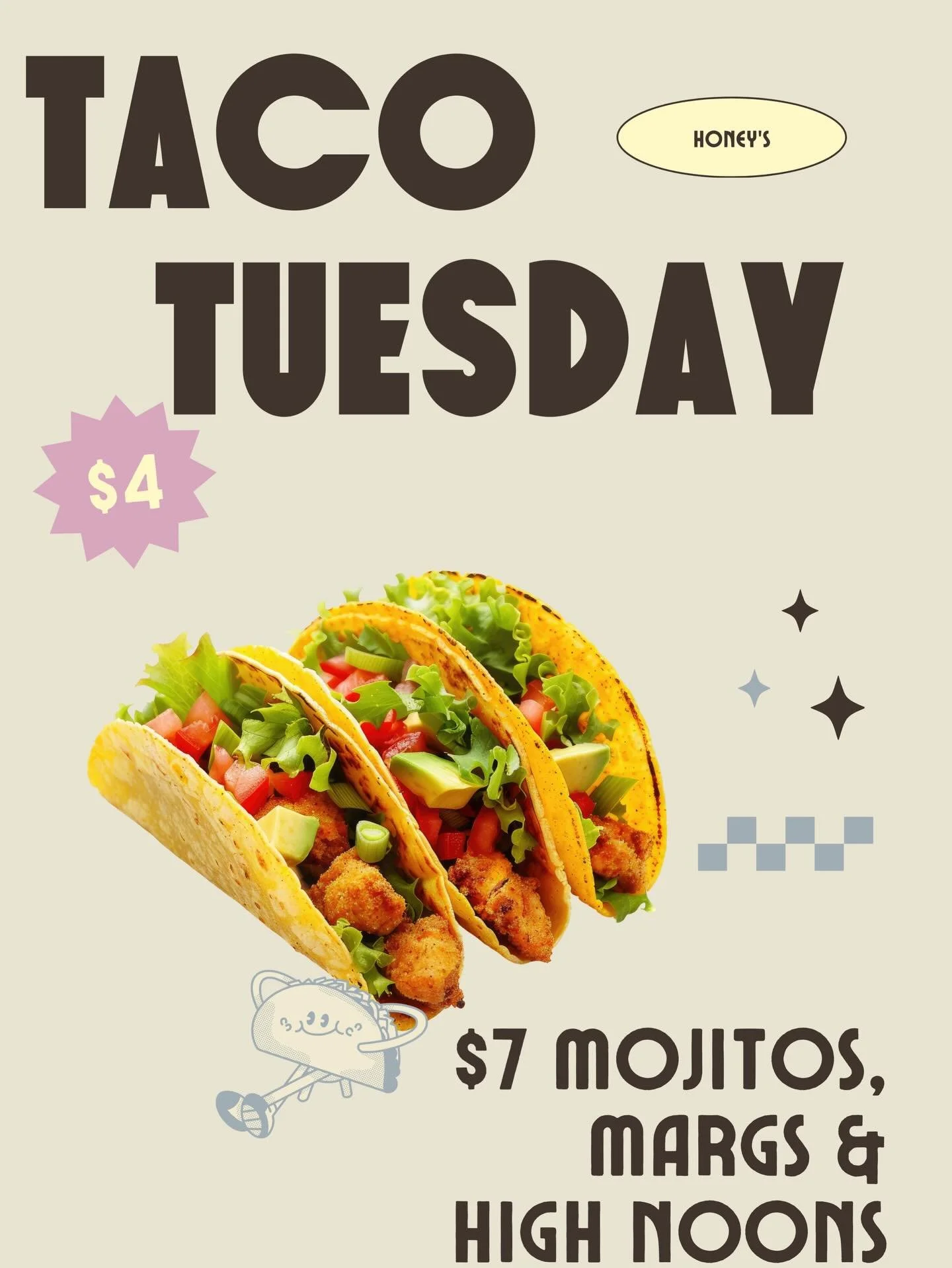 Check our special prices from Monday to Thursday!

https://www.honeysoncollins.com/menu