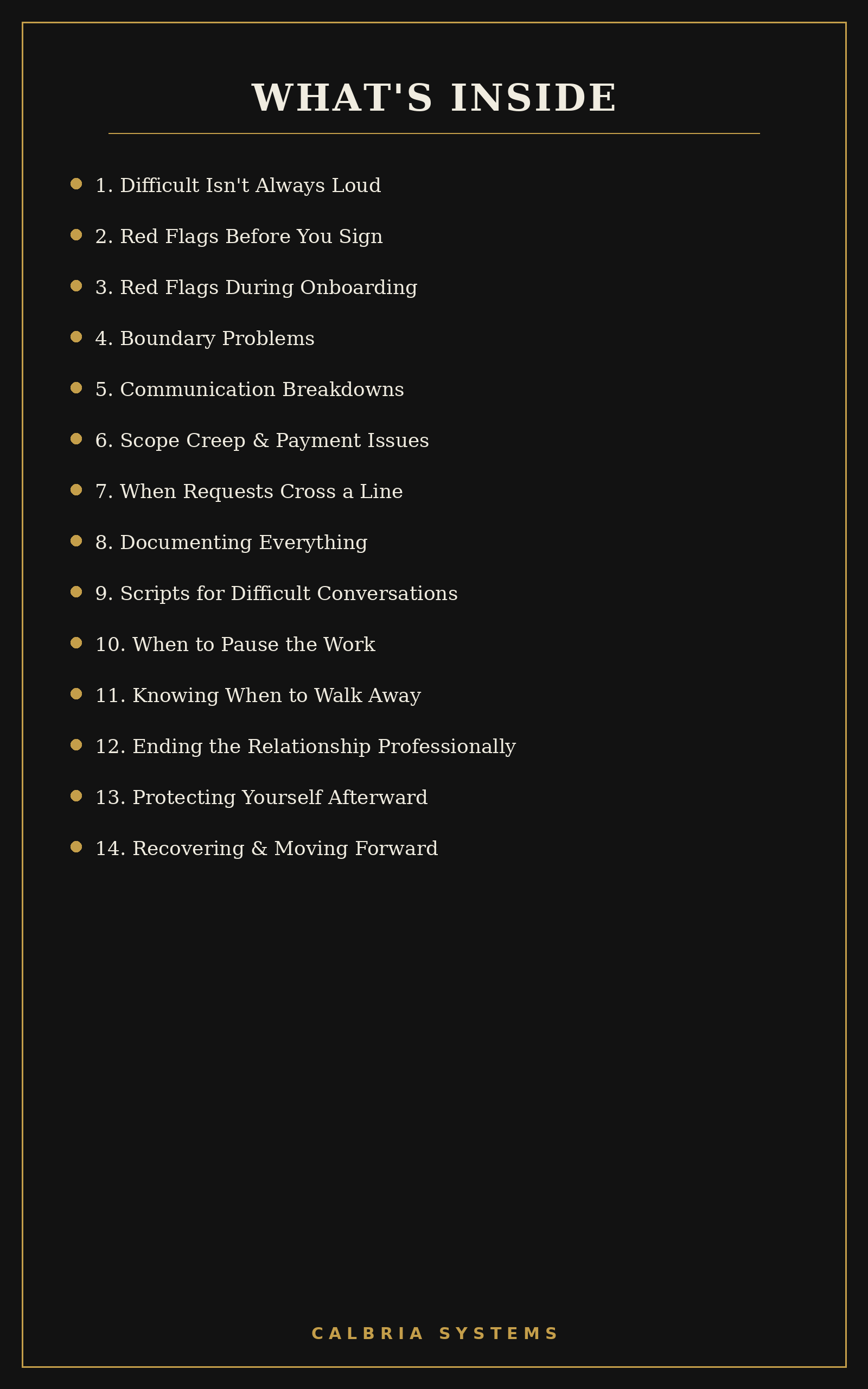 The Calbria Virtual Executive Assistant's Guide to Difficult Clients