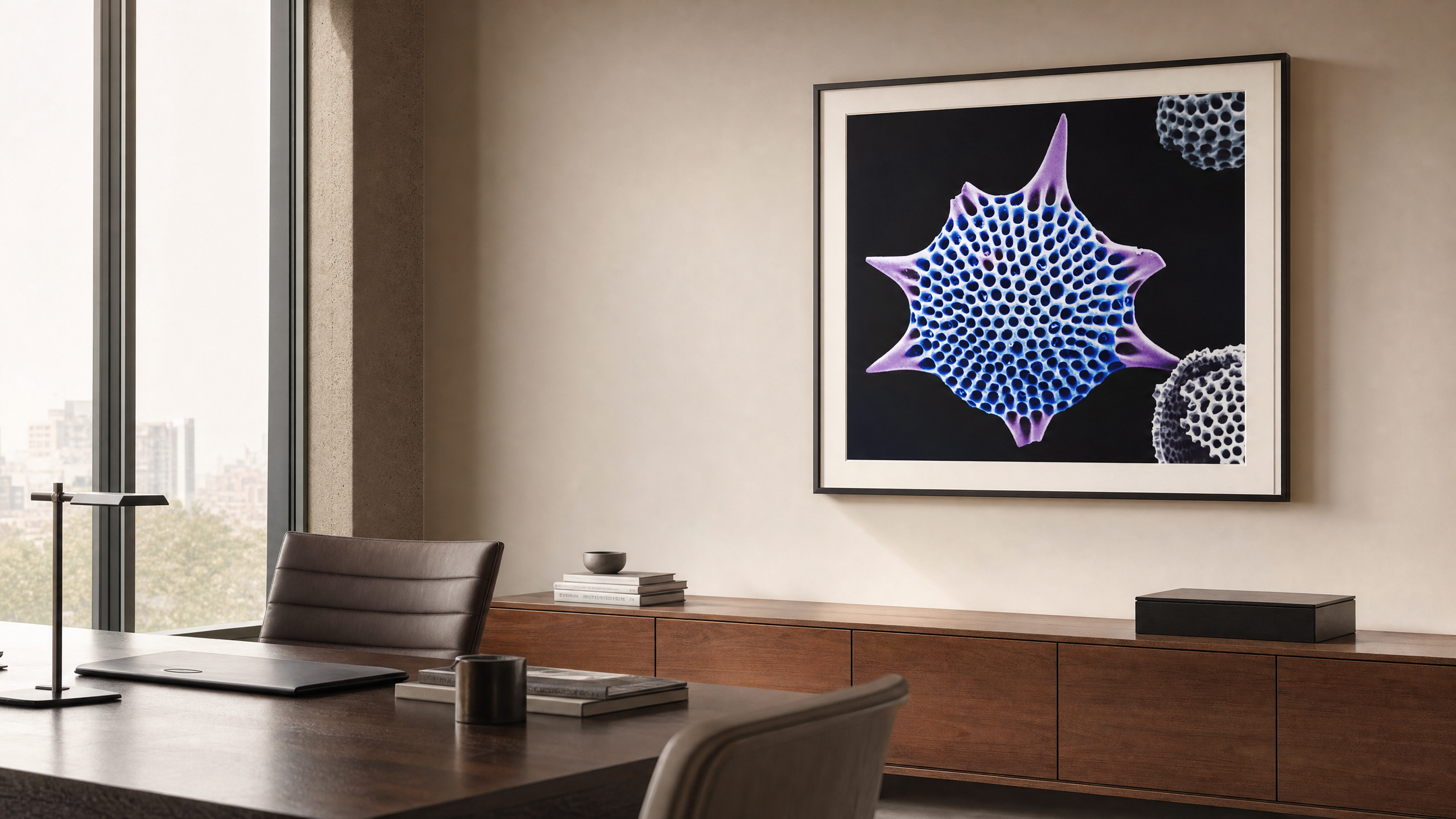 Office with Fine Art Microscopy picture