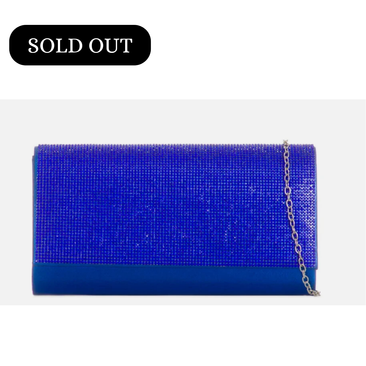 Blue Evening Clutch - Blue Flame