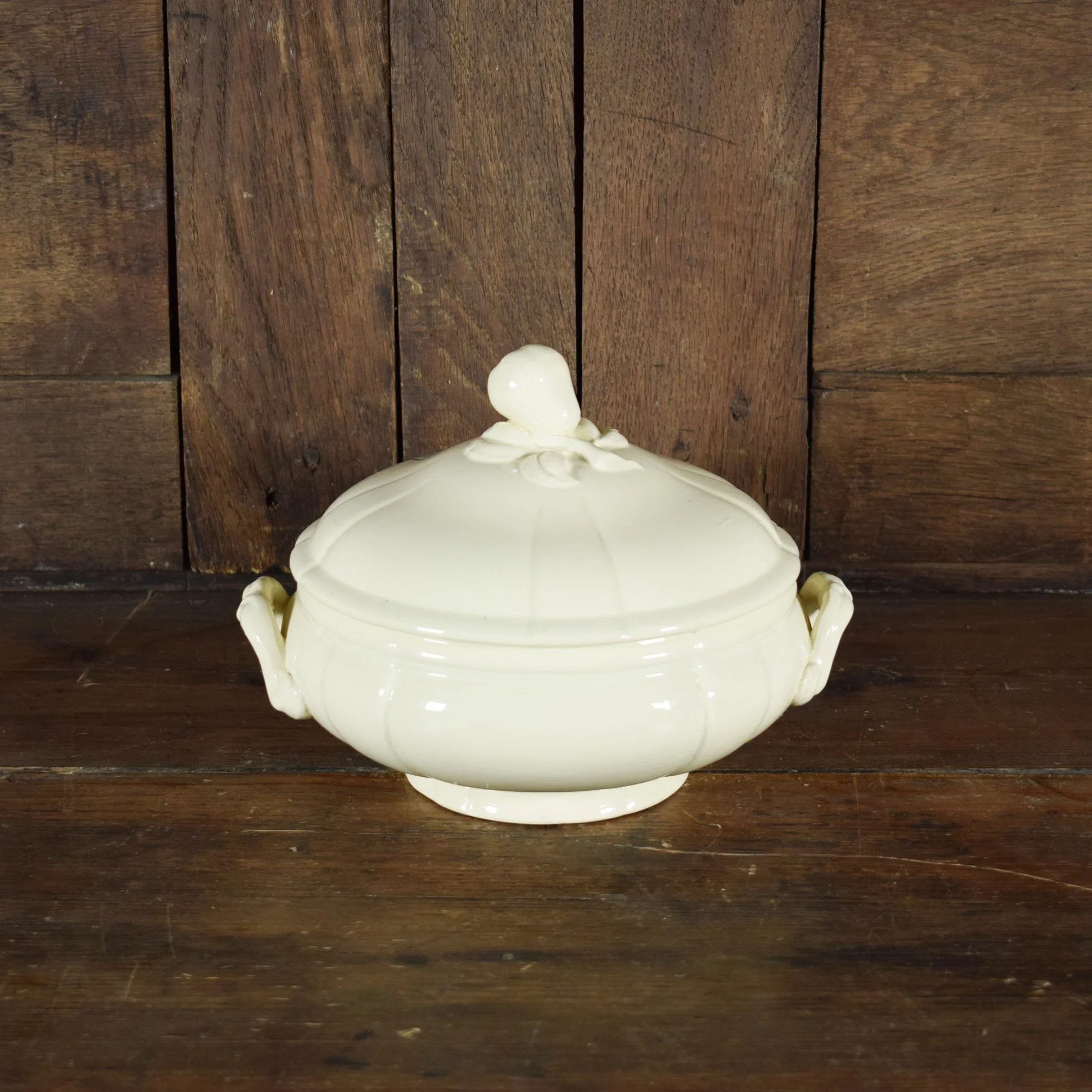 Grande soupière en faïence de Sarreguemines