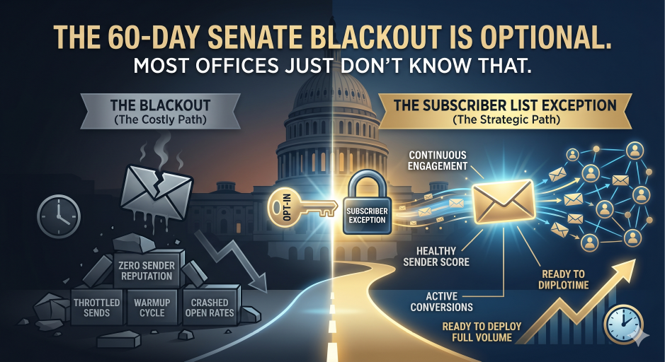 The 60-Day Senate Blackout Is Optional. Most Offices Just Don't Know That.