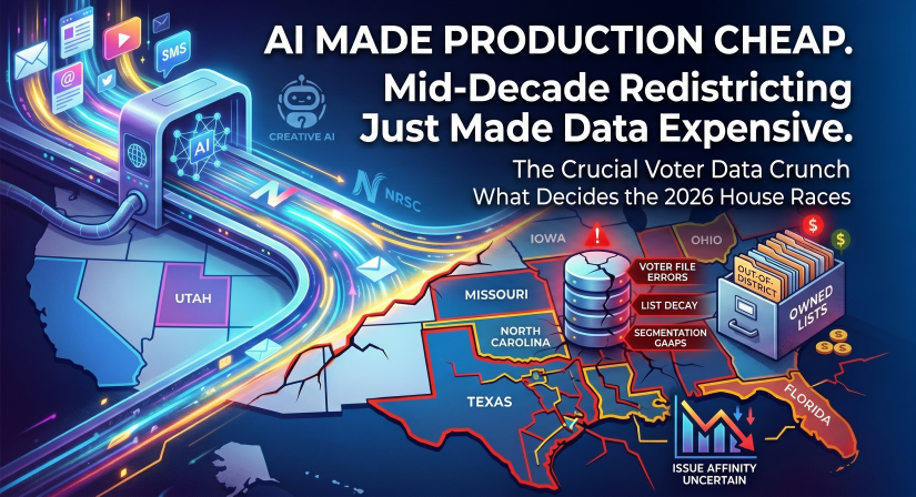 AI Made Production Cheap. Mid-Decade Redistricting Just Made Data Expensive.