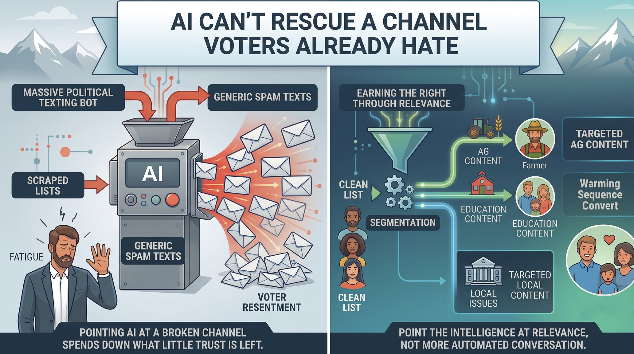 AI Can't Rescue a Channel Voters Already Hate