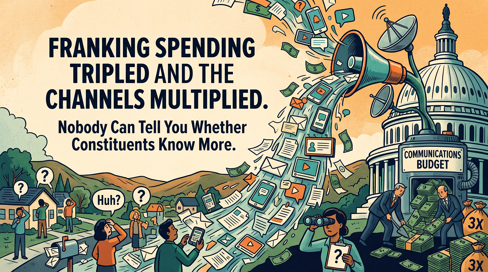 Franking Spending Tripled and the Channels Multiplied. Nobody Can Tell You Whether Constituents Know More.