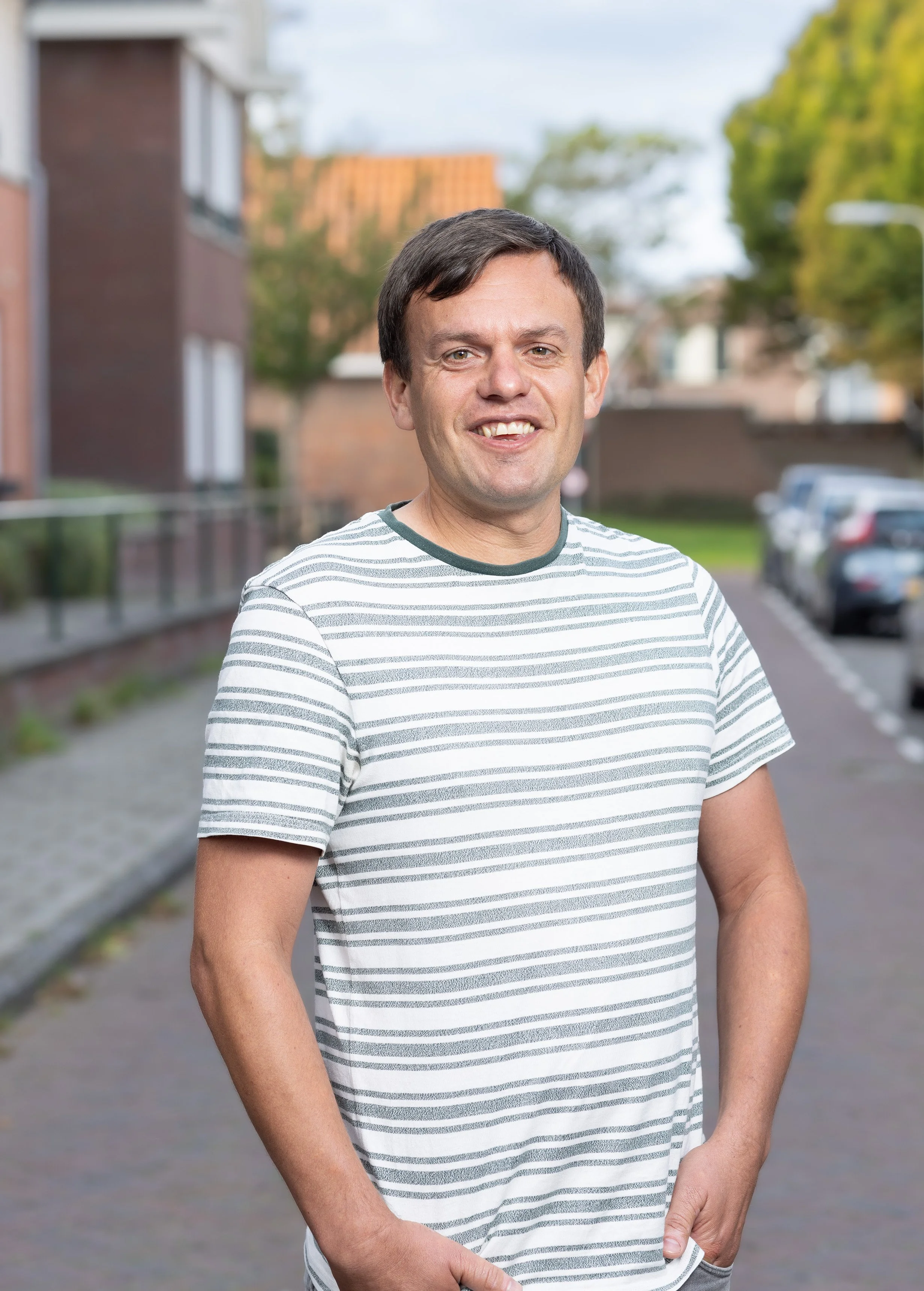 portret van Koen van Niekerk in de straat