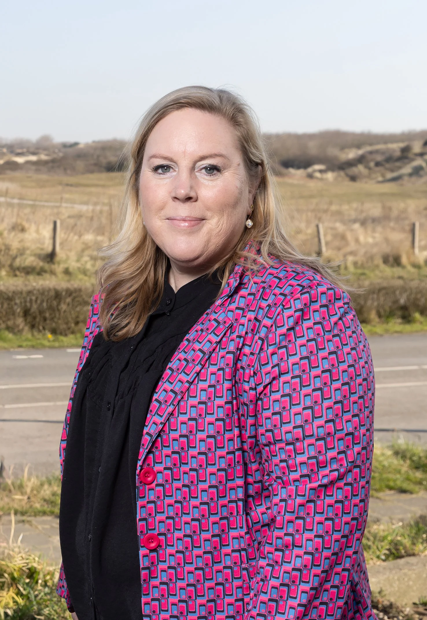 portret van Monique Jagers in de straat