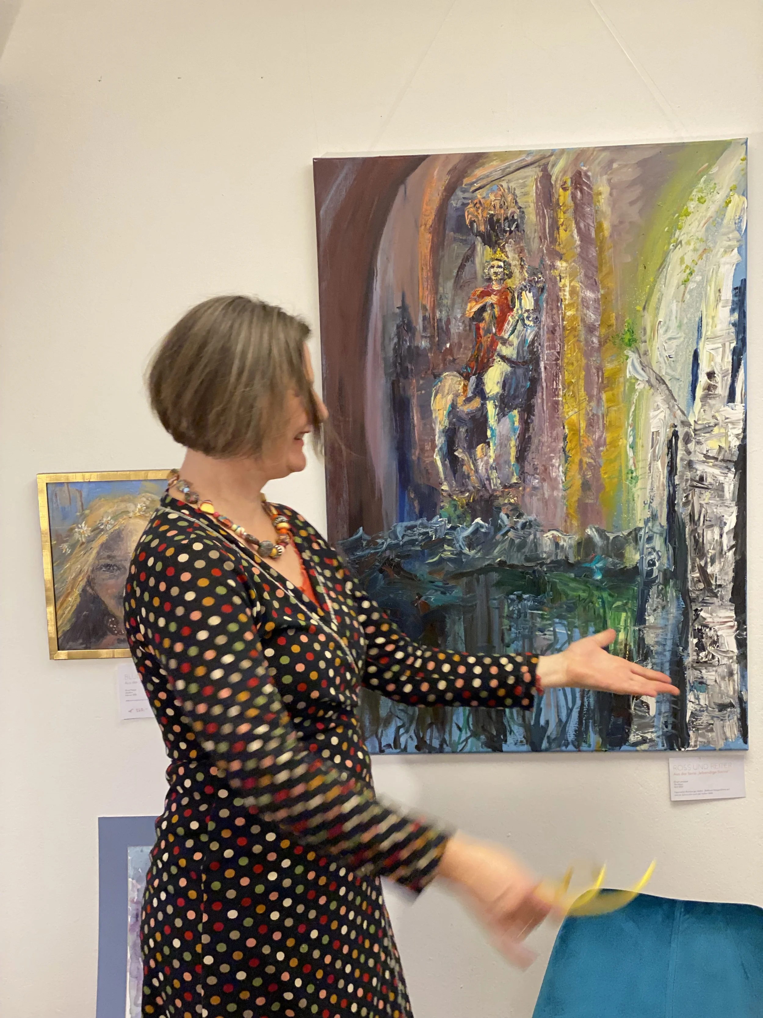 Ulrike Polifke und eines ihrer bekanntesten Bilder