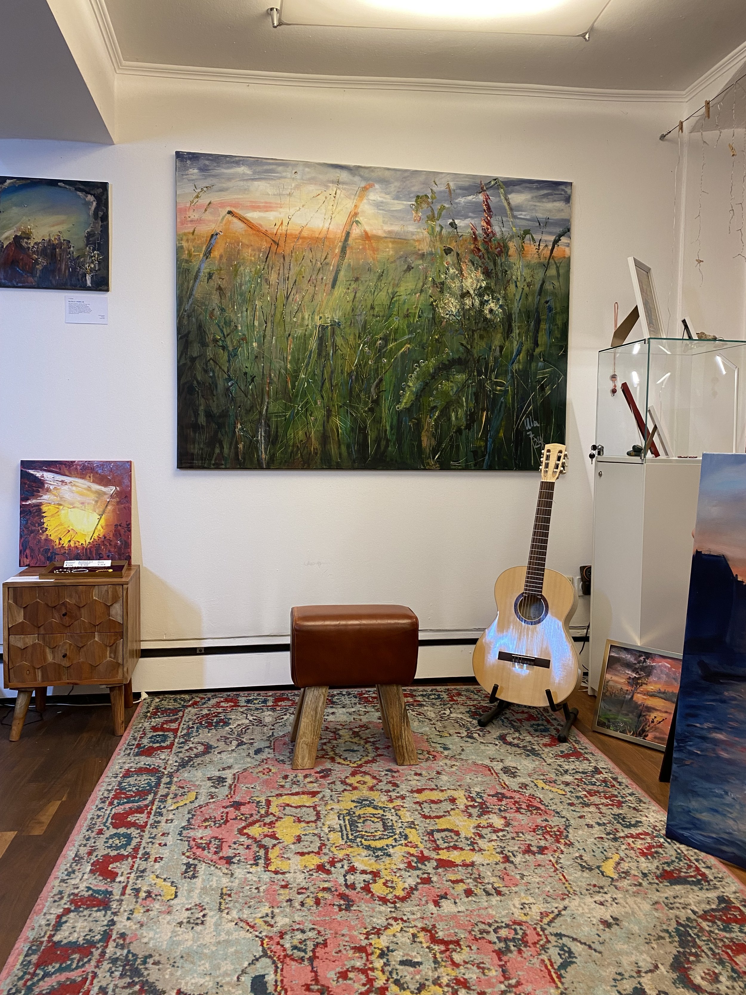 „Sommerwiese“ Öl auf Leinwand, 160x120cm