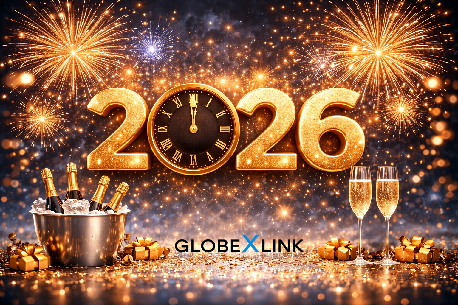 Gott Nytt År Önskar GlobeXlink!🎆