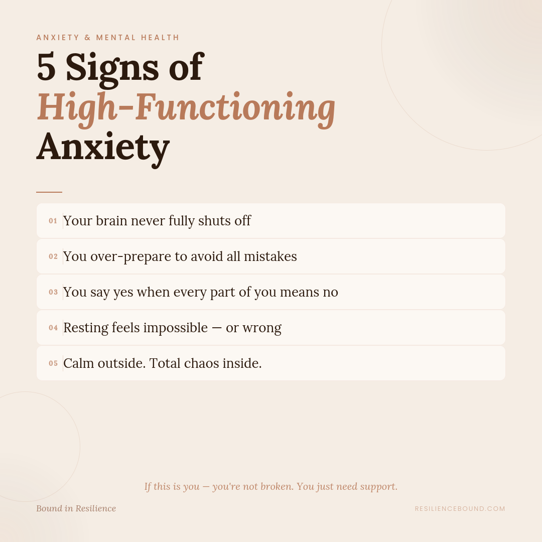 What Is High-Functioning Anxiety? Signs You Might Be Struggling Without Knowing It