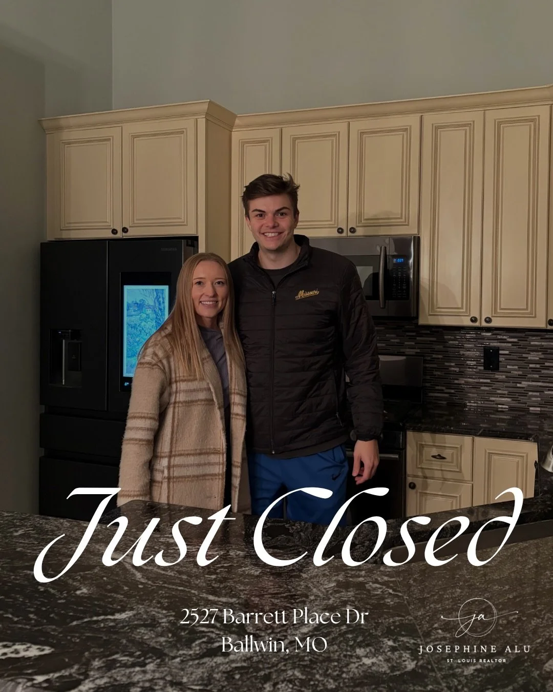 Home sweet first home! ✨
Huge congratulations to @anna.abigail &amp; @jamesbrickey on closing on your very first home! Helping first-time buyers is always special &mdash; but this one was truly a full-circle moment. I&rsquo;ve known James since he wa