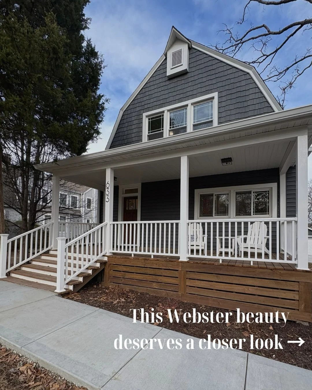 Timeless charm. Modern function. The perfect family fit 🤍

This 5 bed, 4 bath Dutch Colonial in Webster Groves features over 4,000 sq ft of finished living space and a renovation done right.

Call me to tour&mdash;homes like this don&rsquo;t last.