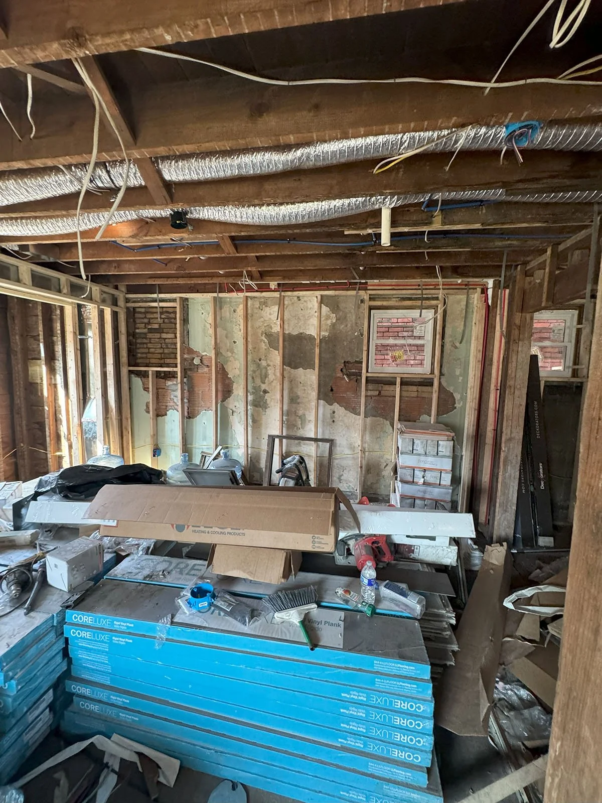 renovation in progress basement top class solutions pittsburgh pa