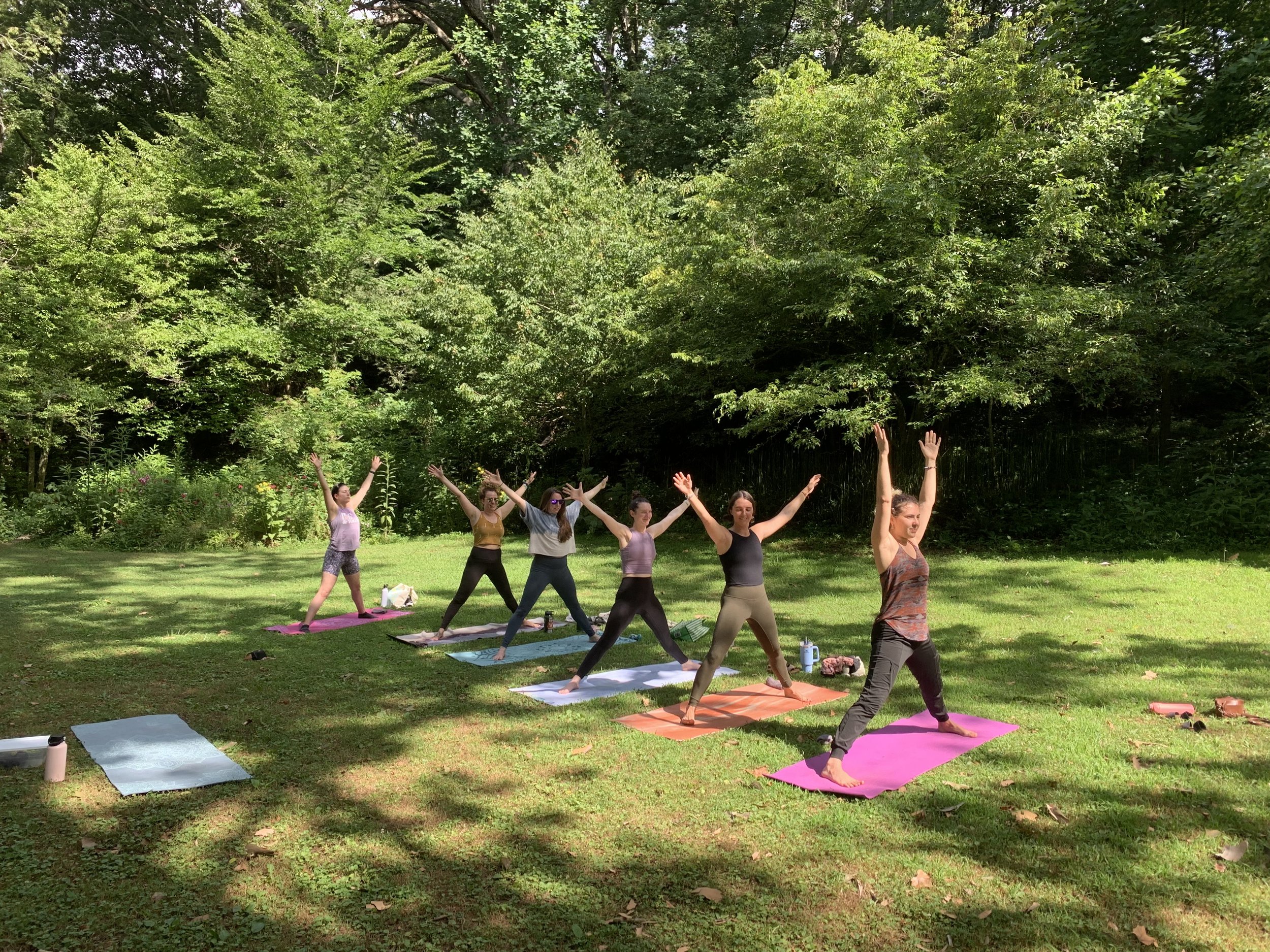 Yoga in the Garden