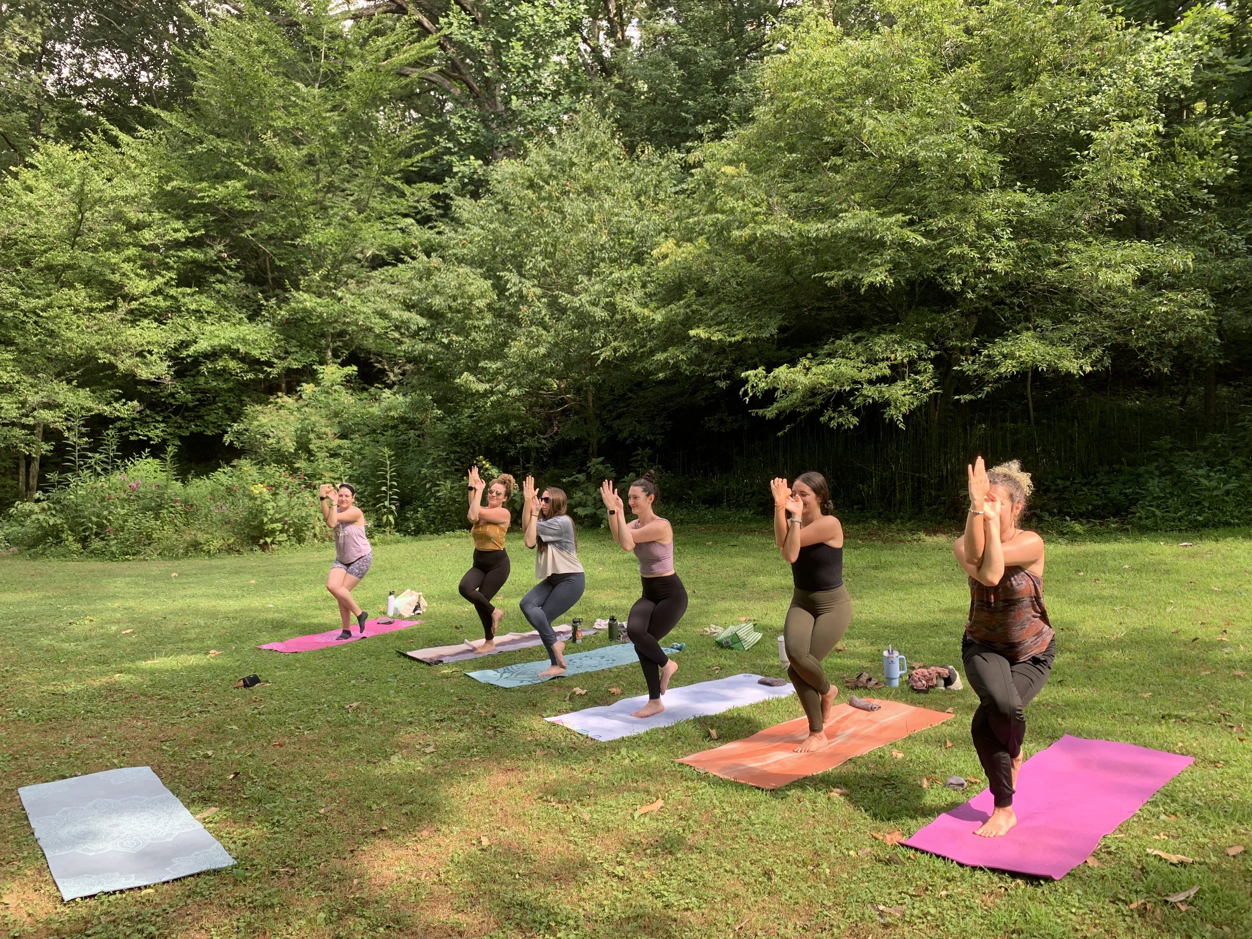 Yoga in the Garden: Benefit Asheville Period Pantry