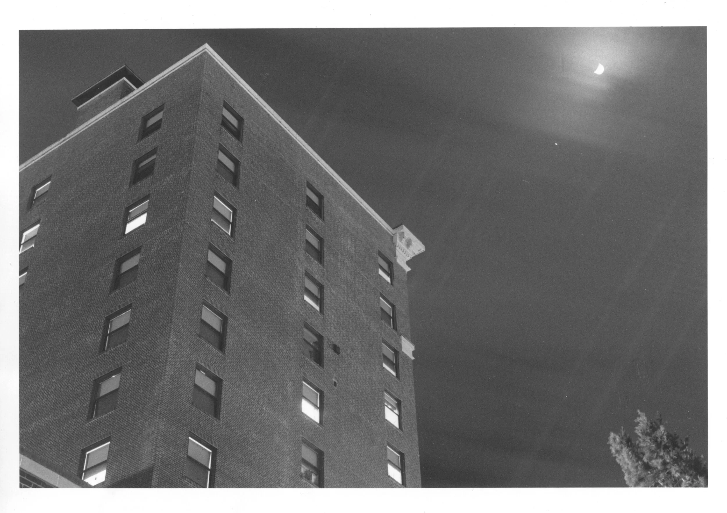 Moonlit Building
