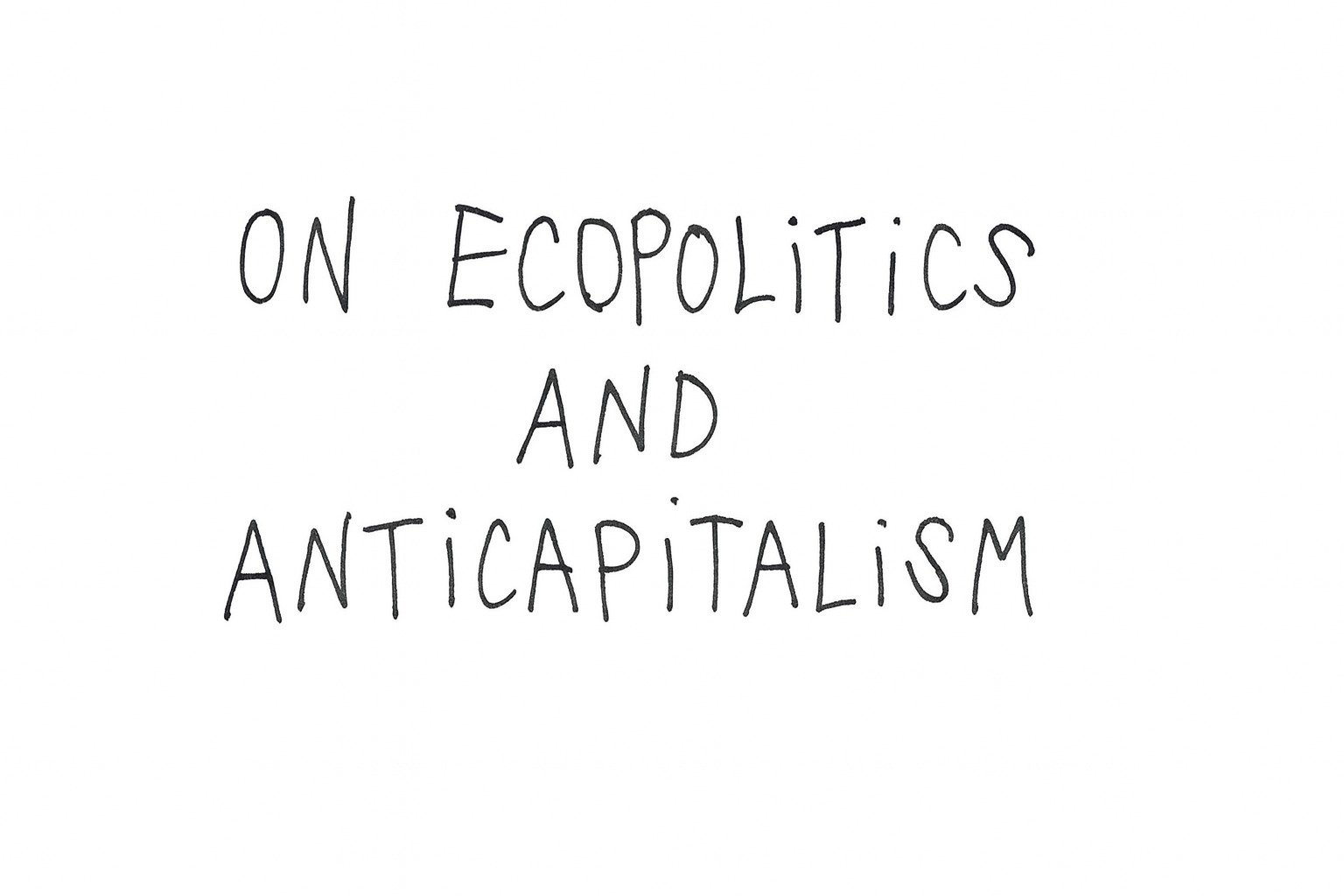 Closer to a climate refugee than to a billionaire: notes on ecological false consciousness.