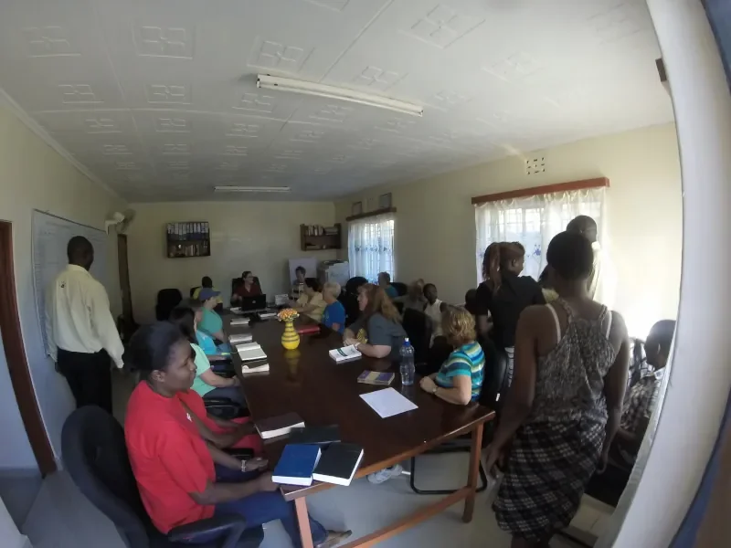 A Life For Children ministry meeting at operations in western Kenya