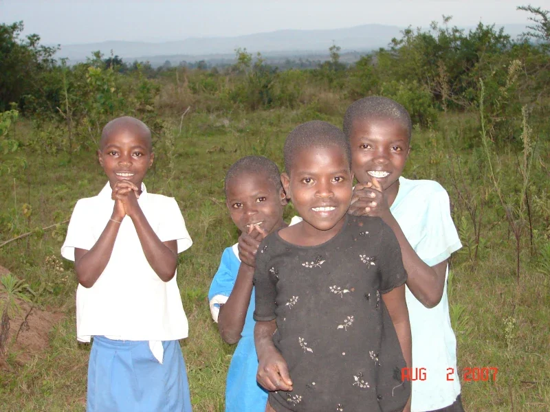 Group of Kenyan children supported by Life For Children Ministry
