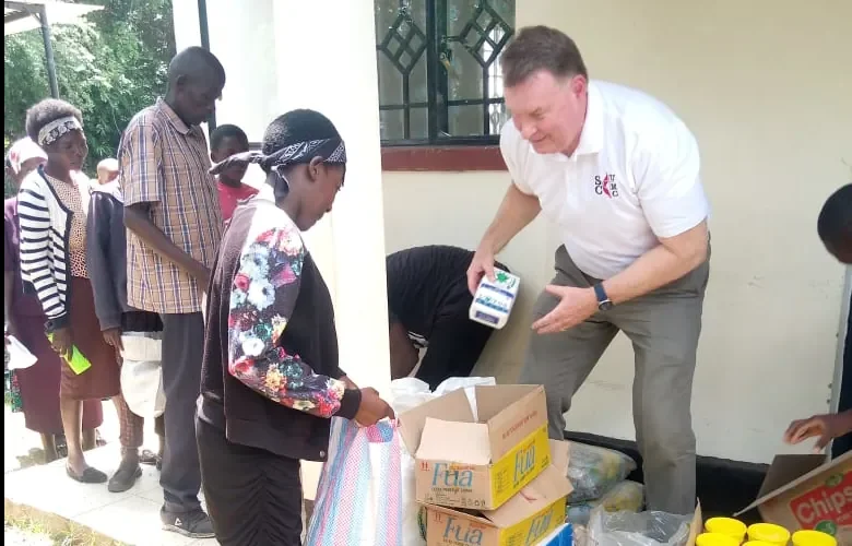 Life For Children Ministry food distribution center in Kenya