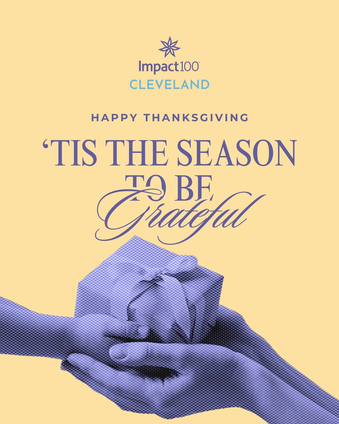 Gratitude looks like women coming together to change their community. 💜

This Thanksgiving, we&rsquo;re thankful for every member, partner, and supporter who helps turn collective giving into real impact across Greater Cleveland.

#Impact100Clevelan