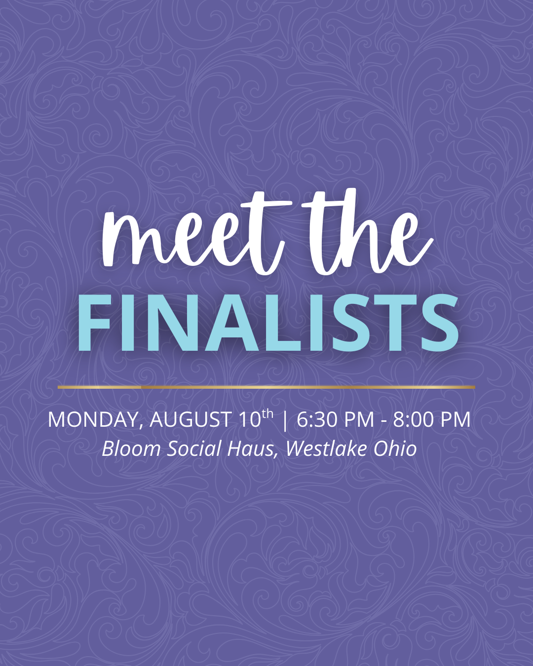 (8.10) Meet the Finalists