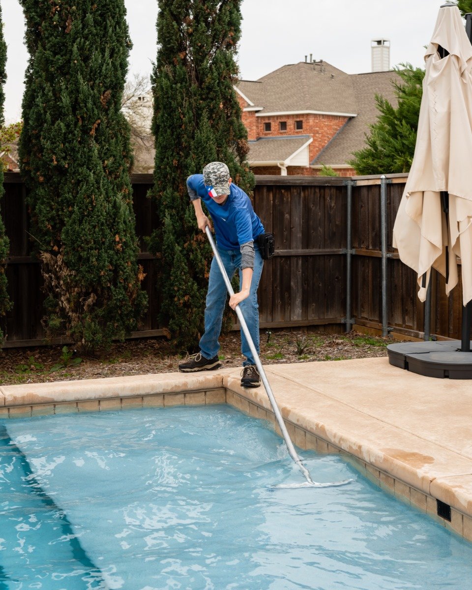 Keep Your Pool Beautiful All Year Long with Patriot Pool Service! ☀️💙
