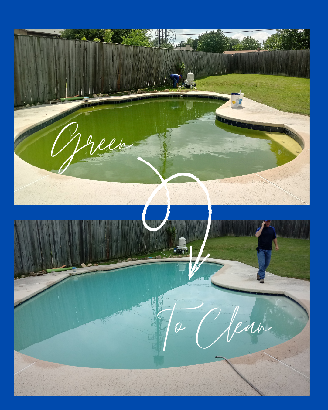 Green Pool? Patriot Pool Service Can Get It Back to Blue 💚➡️💙