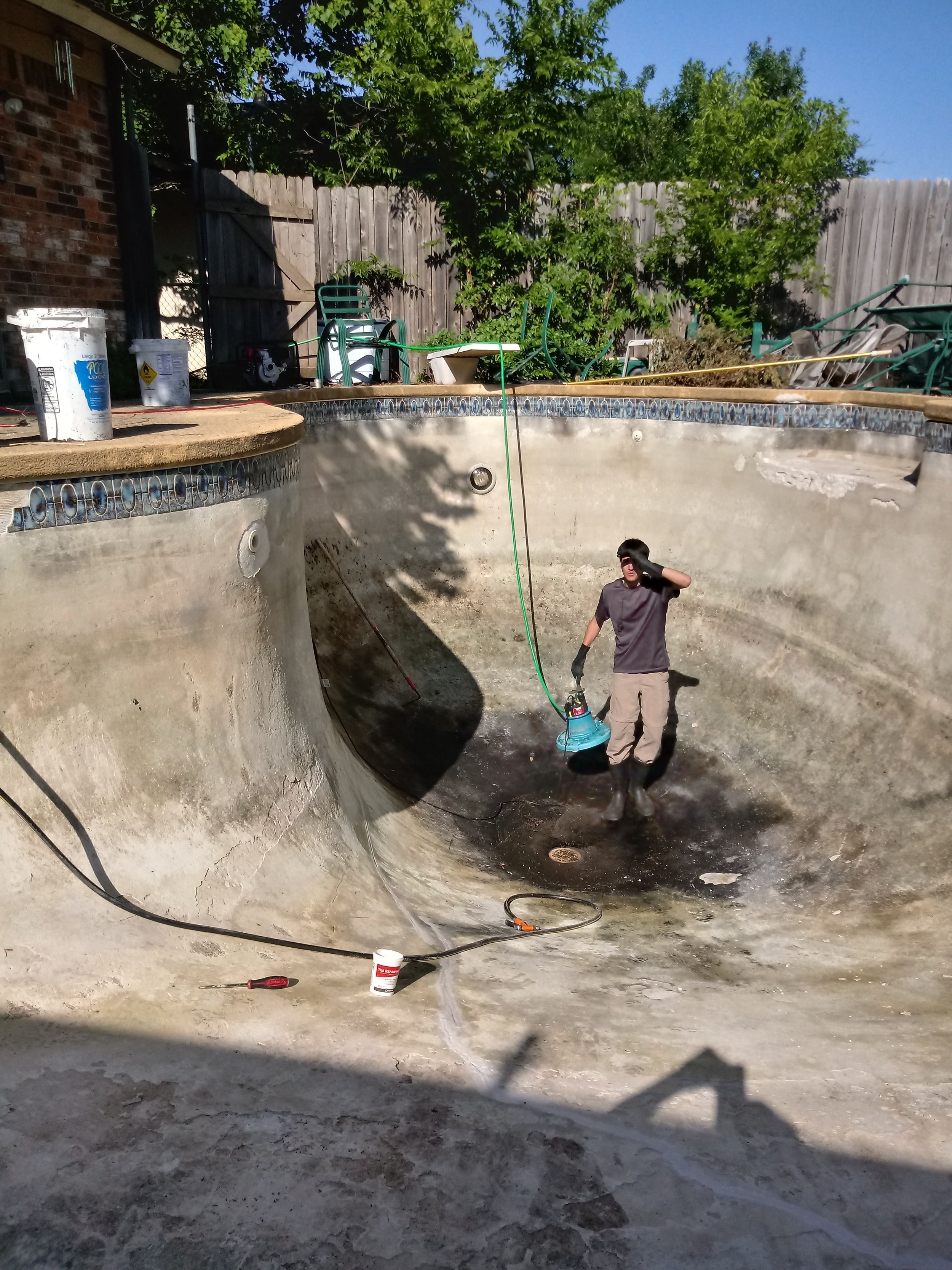 Pool repair company Melissa
