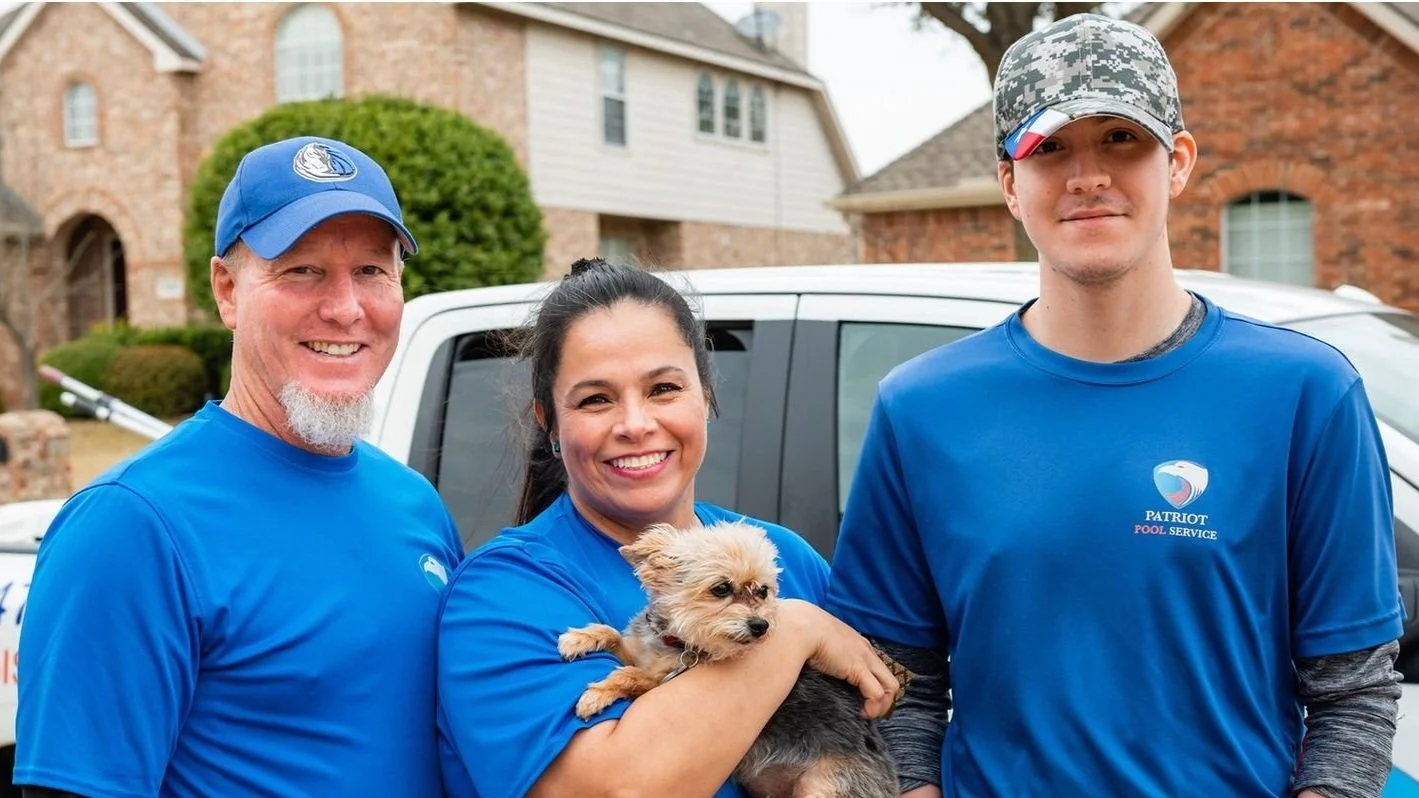 Pool service in Prosper Texas by Patriot Pool Service