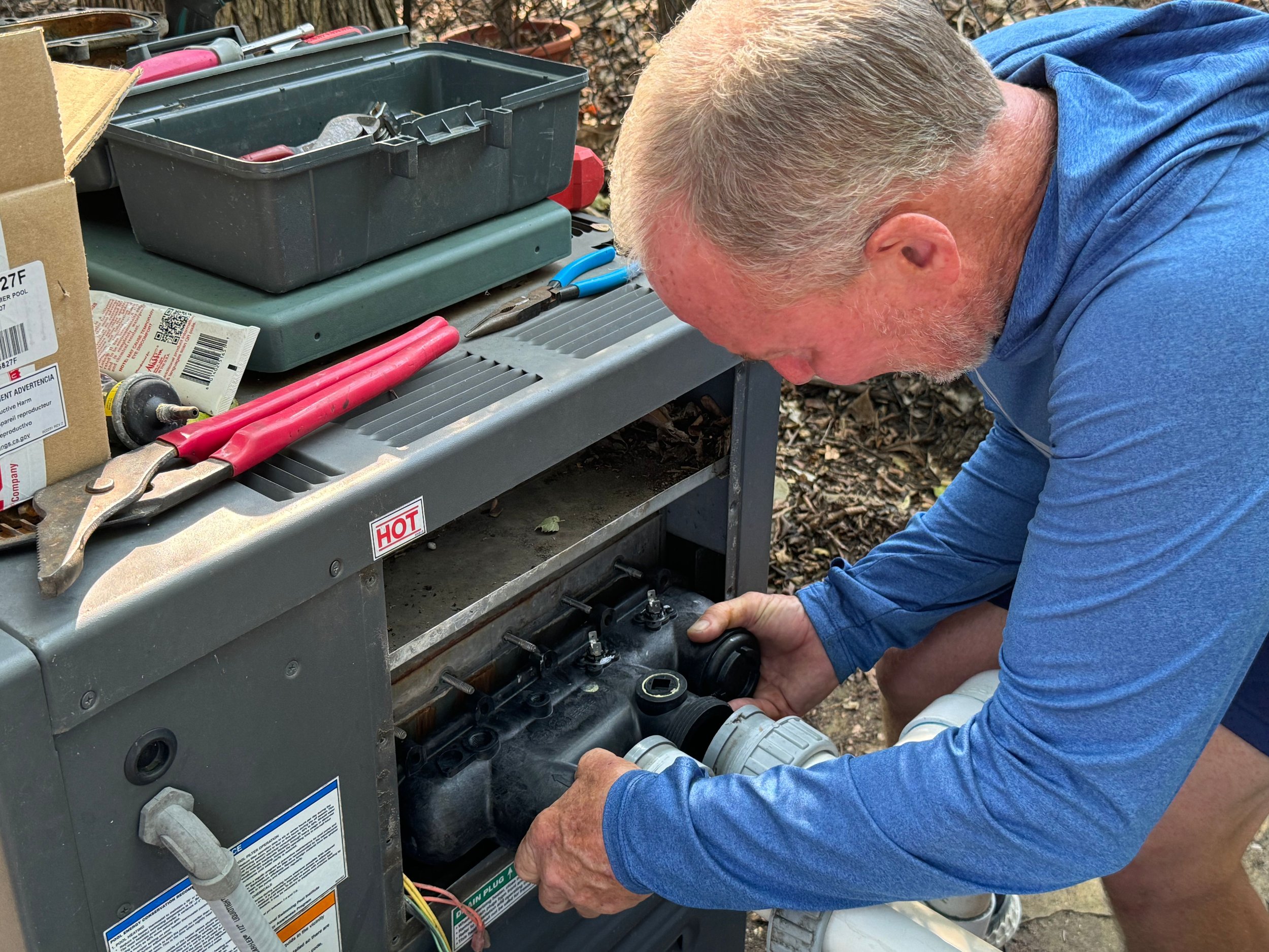 Pool equipment upgrades in McKinney Texas