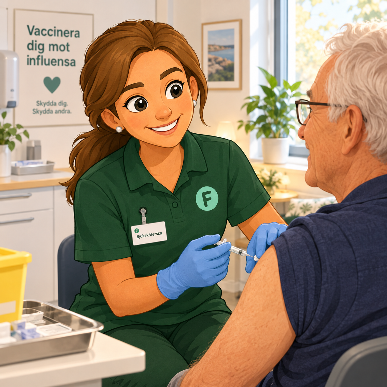 Nu kan du vaccinera dig mot säsongsinfluensa och covid-19!