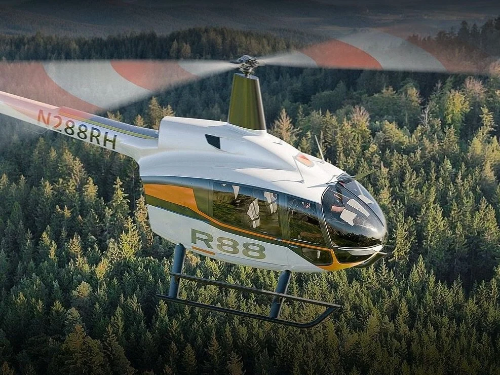 Announcing the European debut of the all-new Robinson R88 helicopter!
See the future of utility aviation at European Rotors in Cologne, Germany, from Nov. 18-20.
Visit us at Booth #1712 to learn how the R88 delivers superior performance, multi-miss